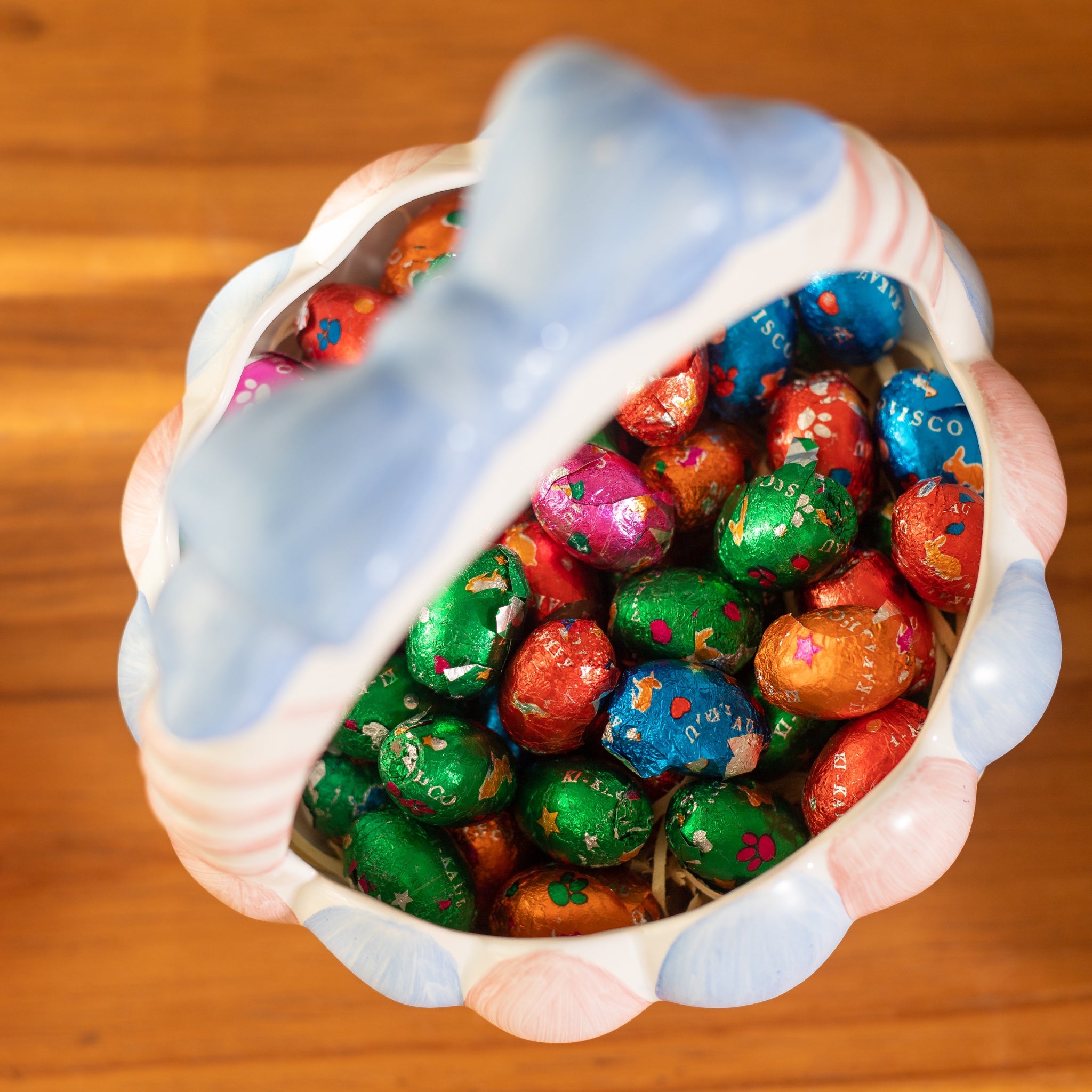 Cesta de Páscoa Laço Azul