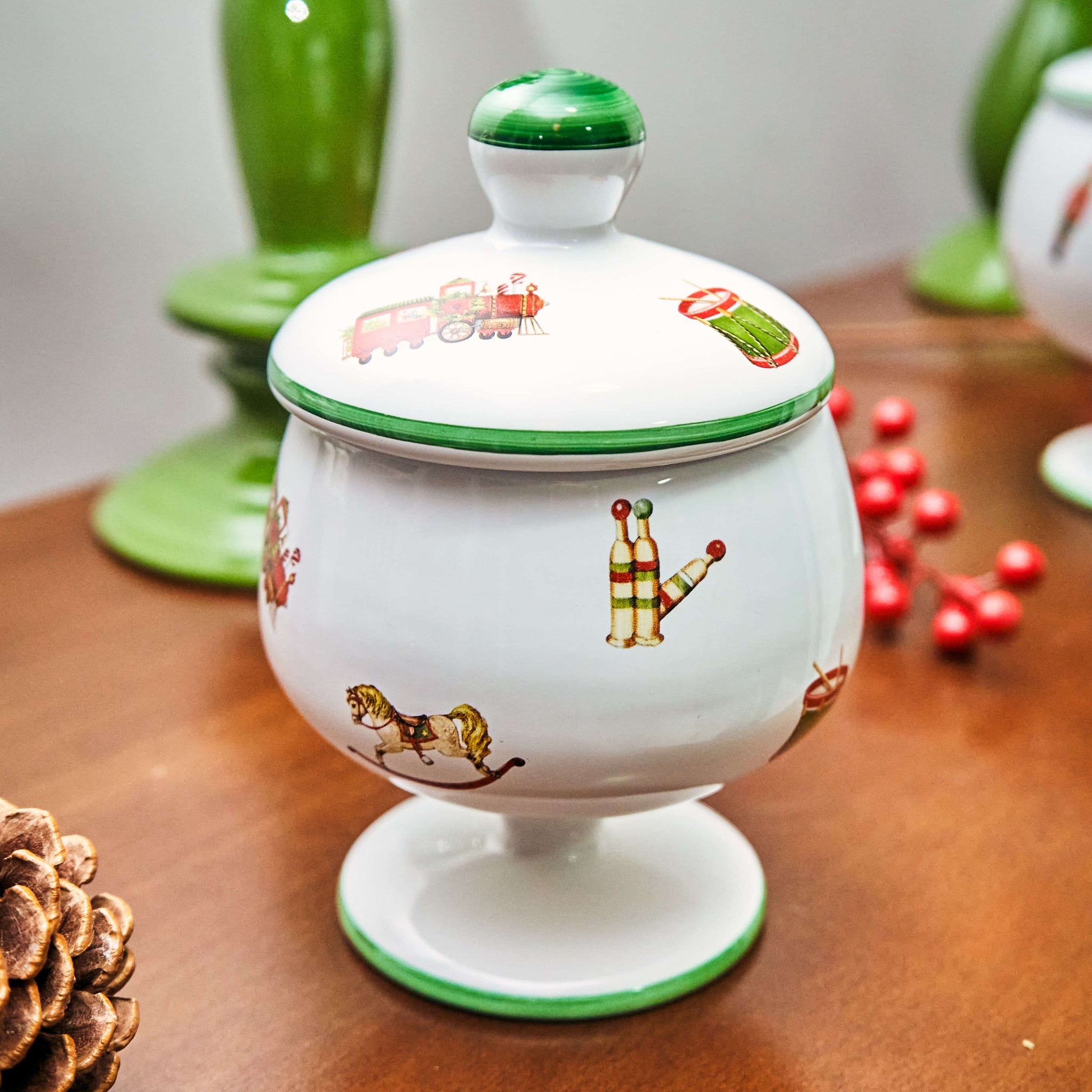 Compoteira Soldadinho de Chumbo Pequena