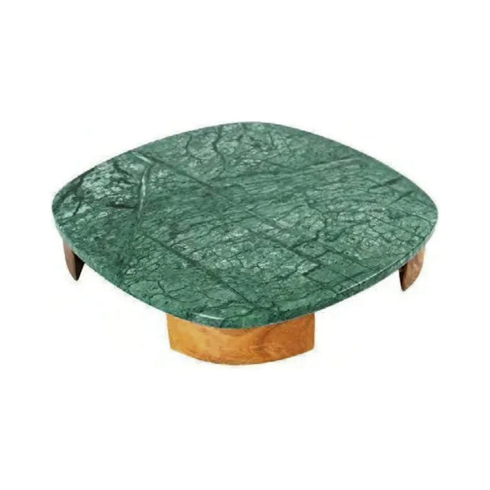 Bandeja Mármore Verde Quadrada