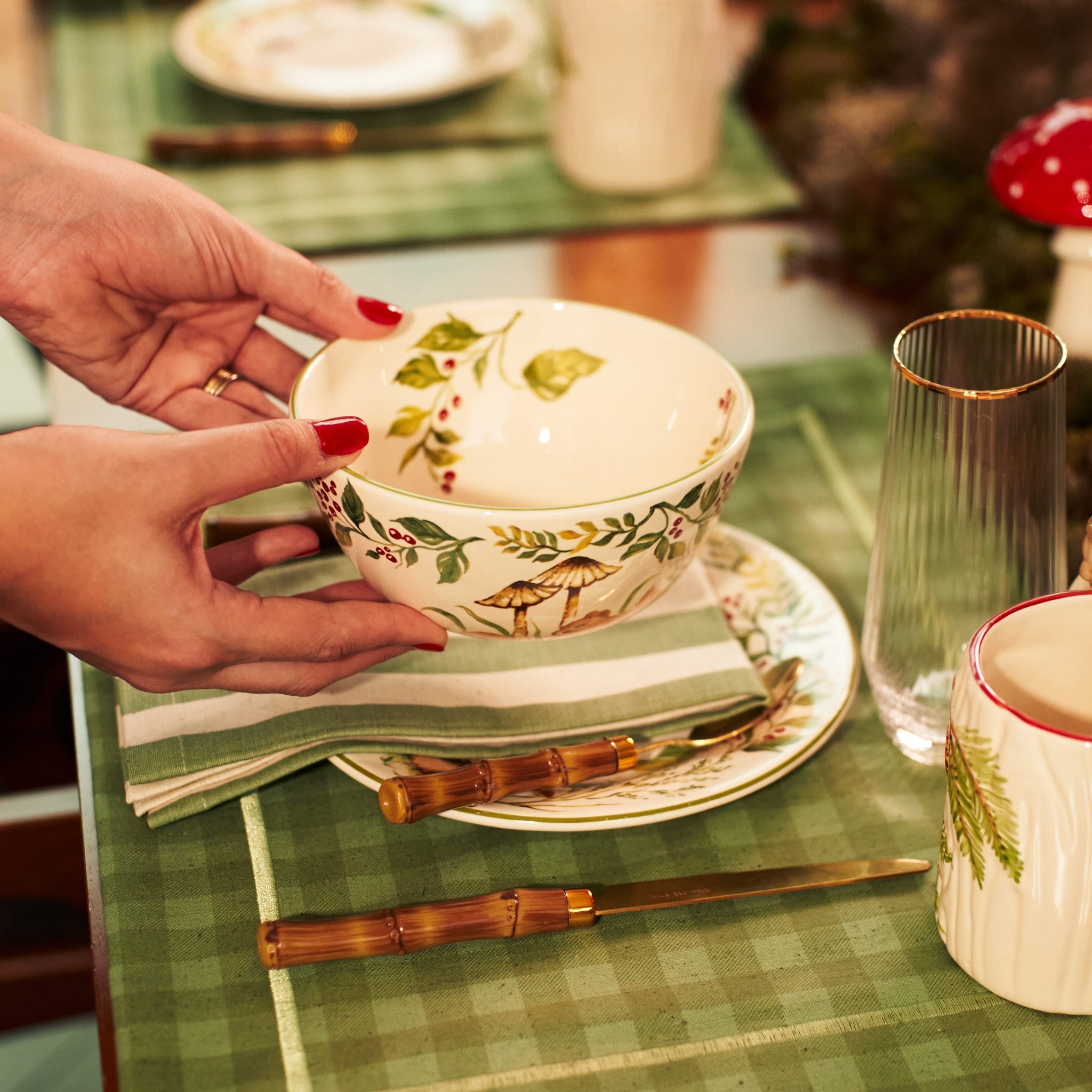 Cj. 2 Bowls Esquilo na Floresta