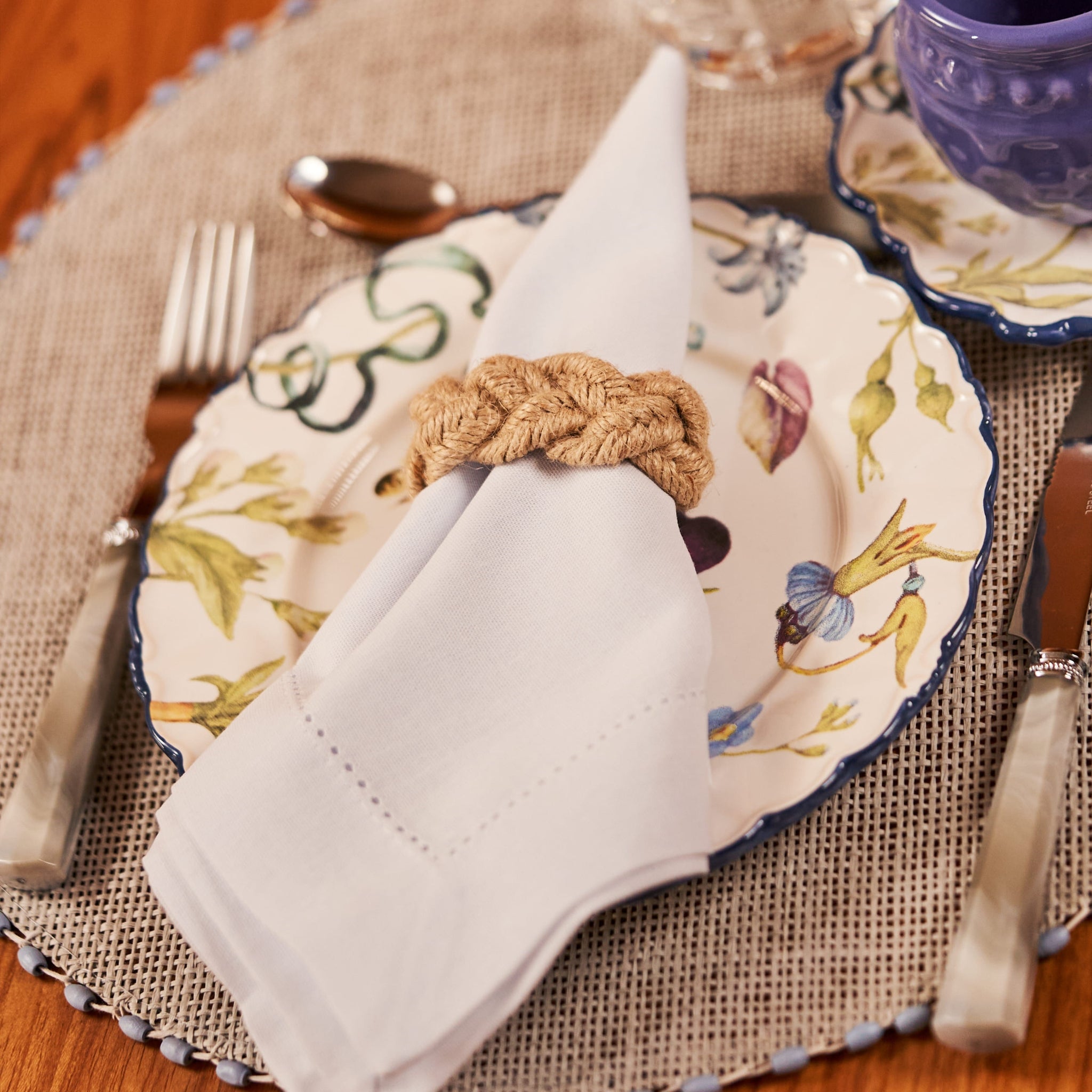 Cj. 2 Pratos de Sobremesa Aurora