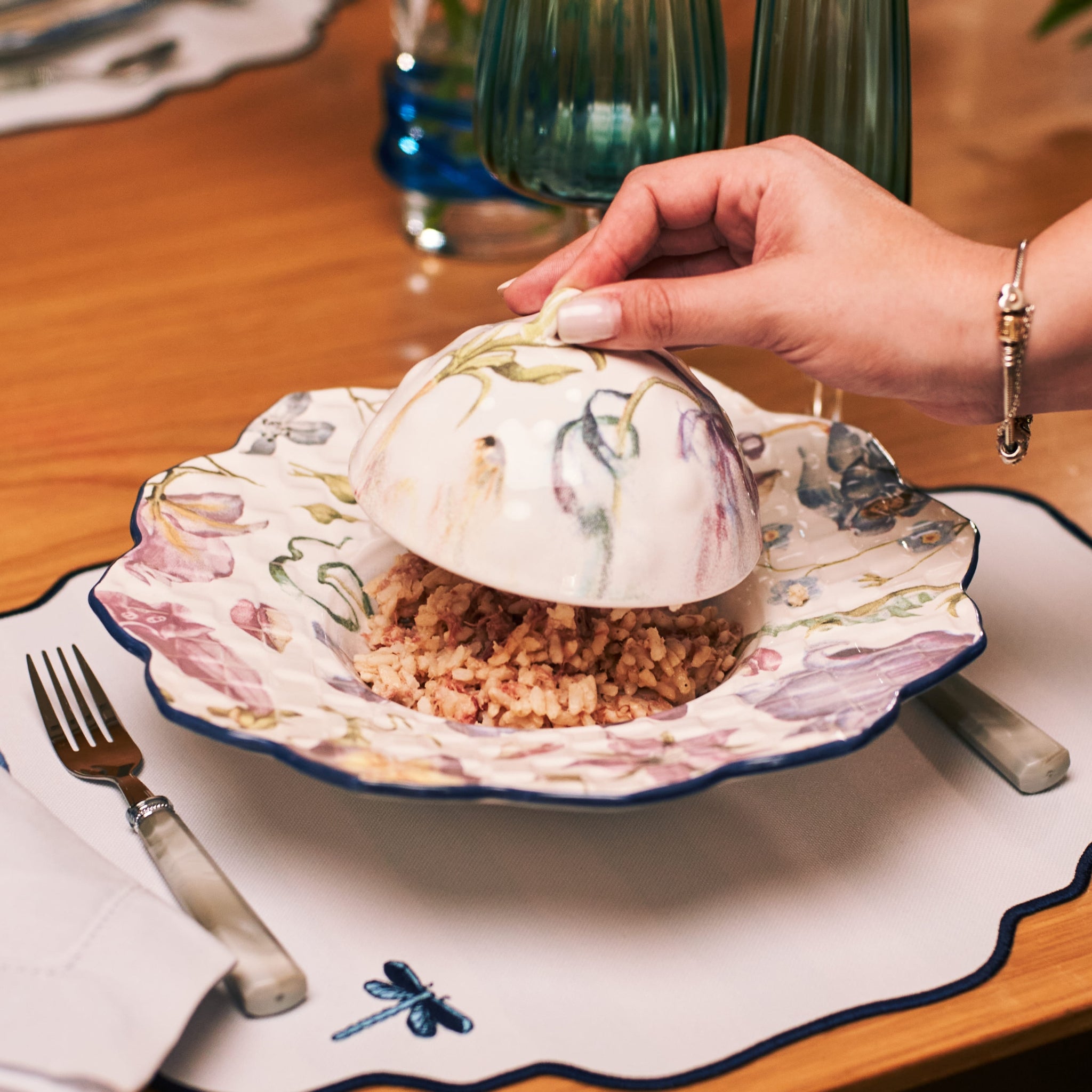 Cj. 2 Pratos de Risoto Aurora