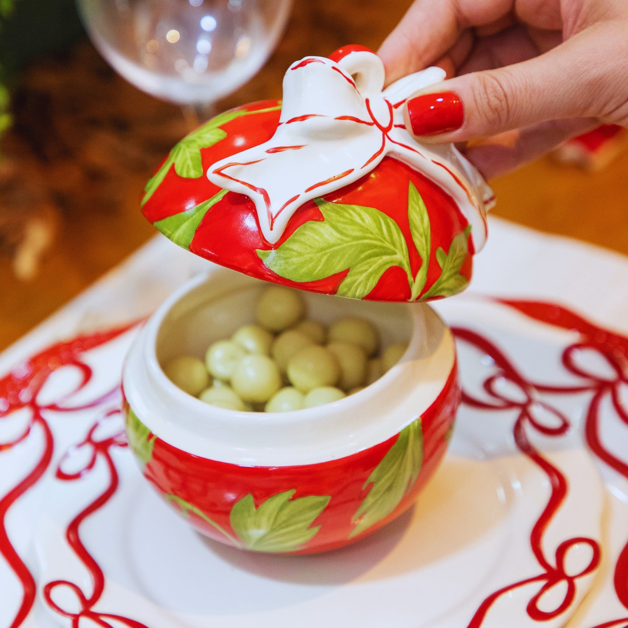 Compoteira Bola de Natal