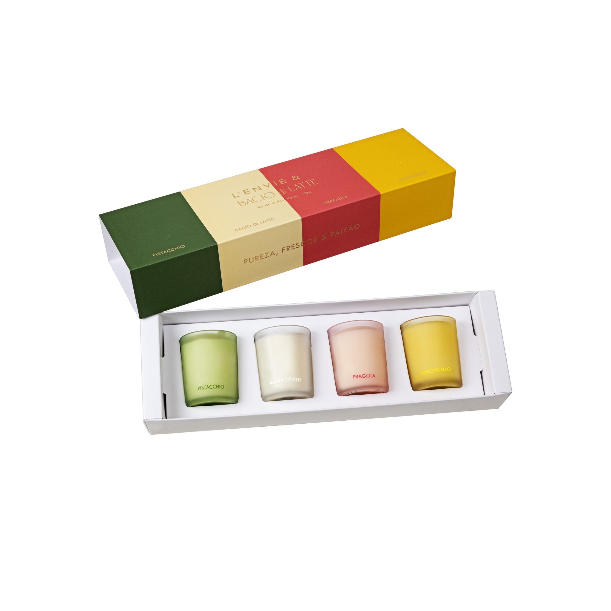 Set de 4 Velas LENVIE e Bacio di Latte