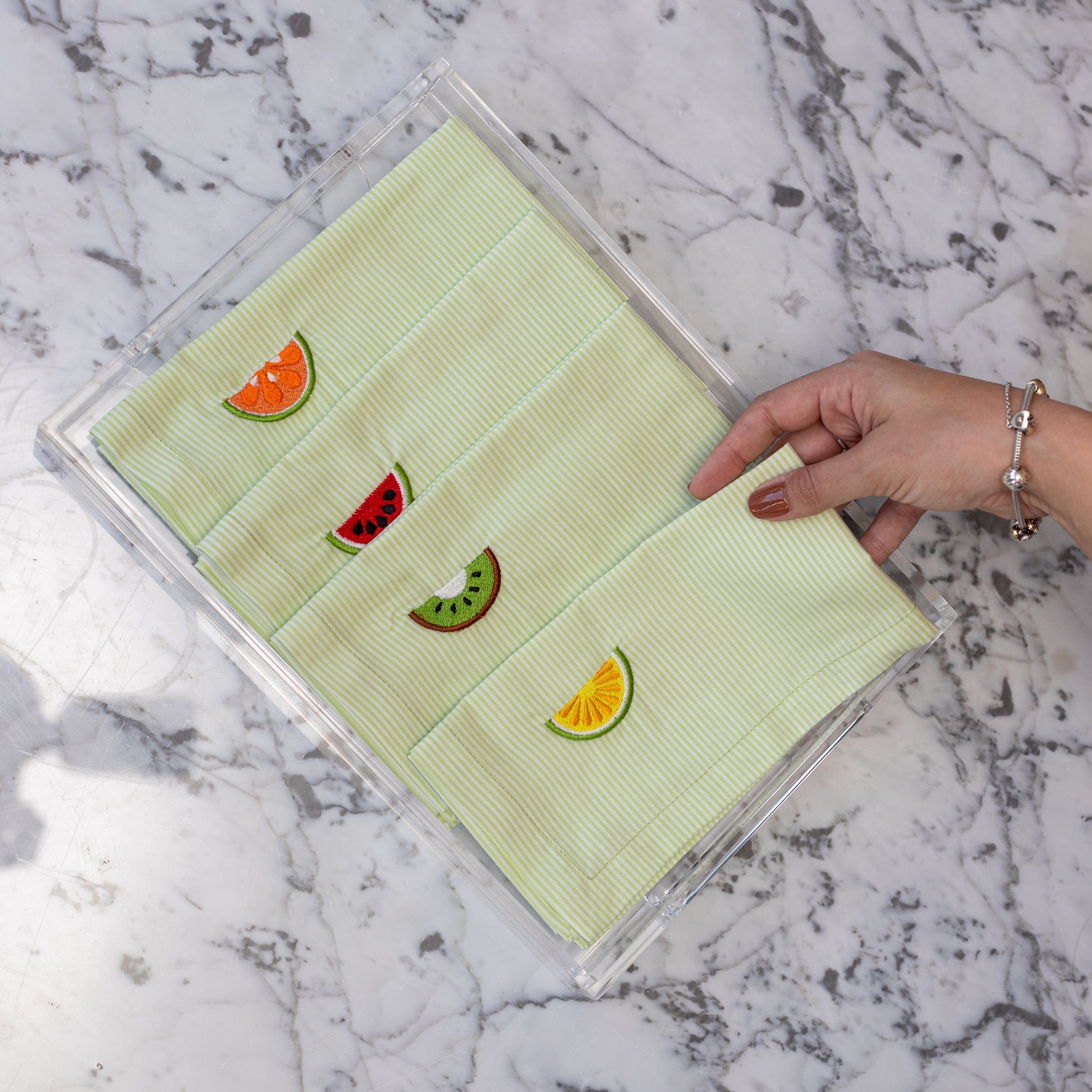 Kit 4 Guardanapos Fruits