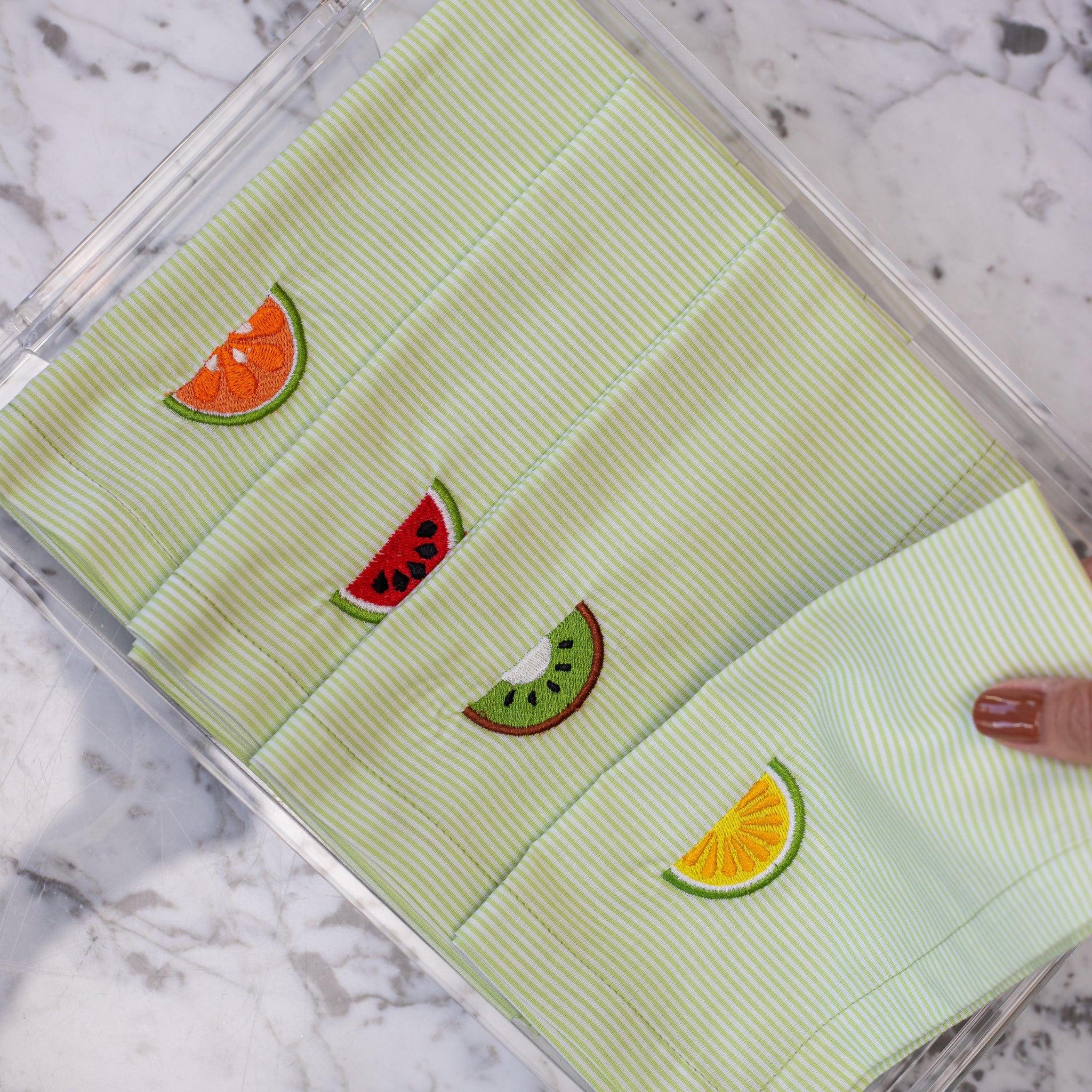 Kit 4 Guardanapos Fruits