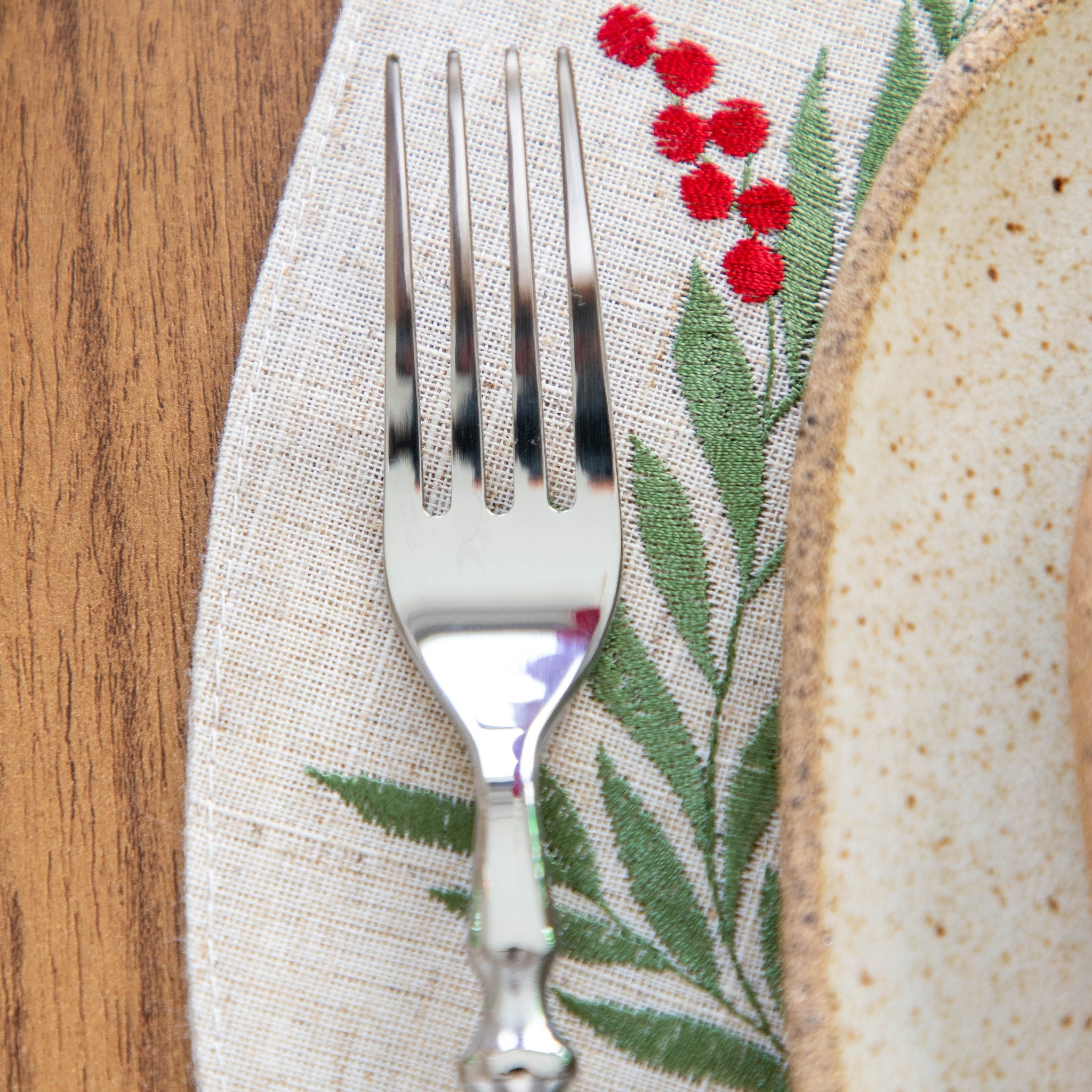 Faqueiro Inox com Detalhe Verde - 4 Pessoas