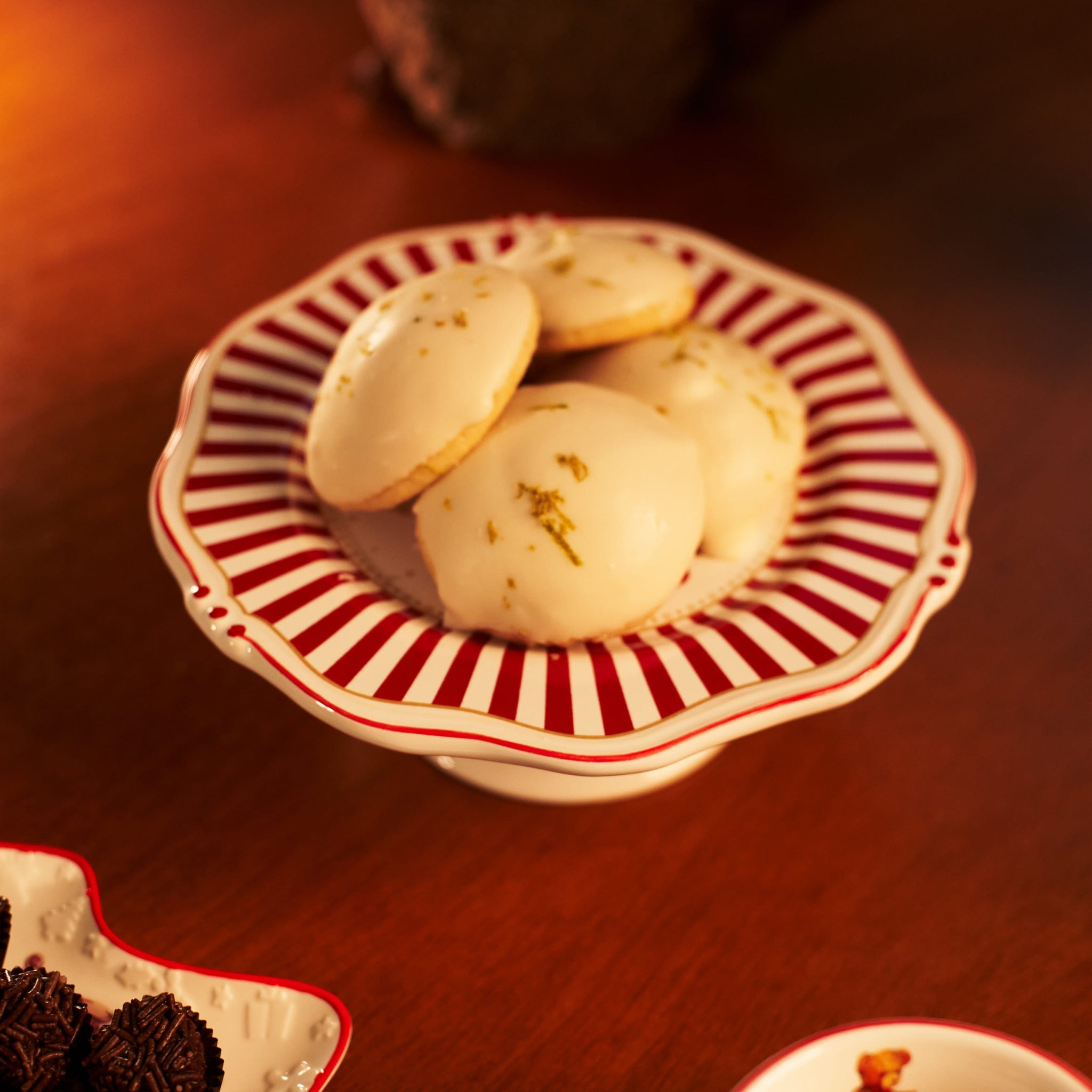 Porta Petit Four Encanto de Natal