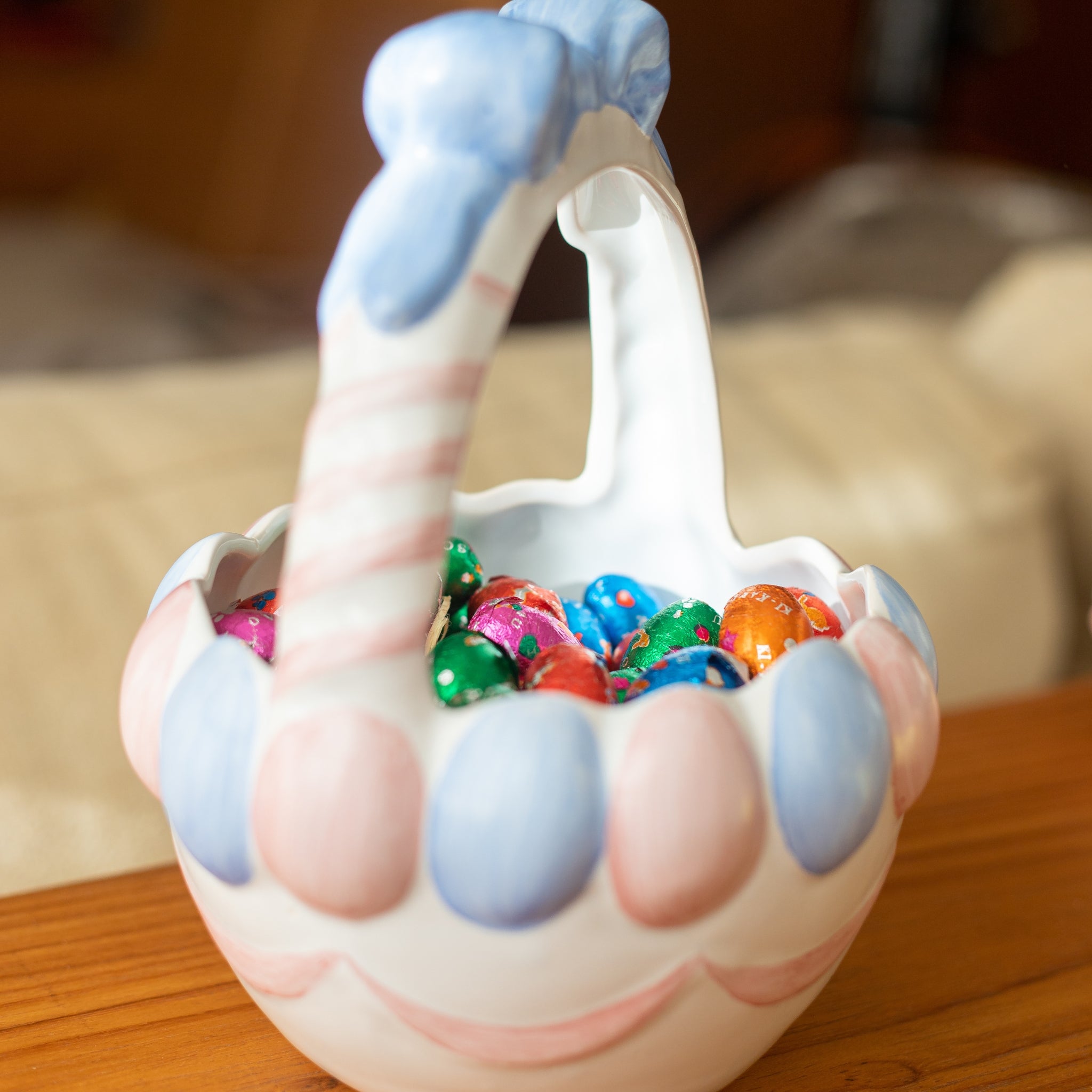 Cesta de Páscoa Laço Azul