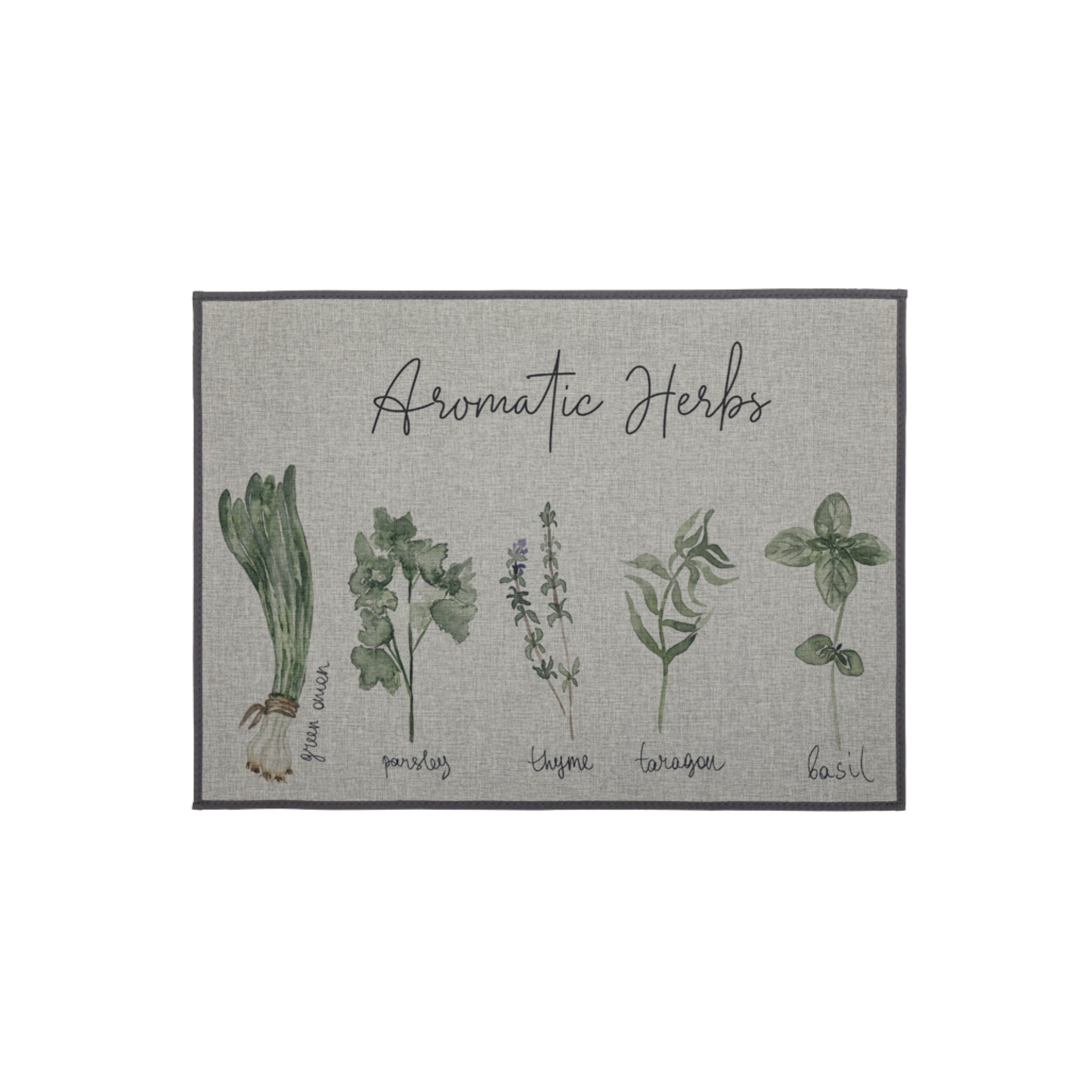 Tapete Antiderrapante - Aromatic Herbs