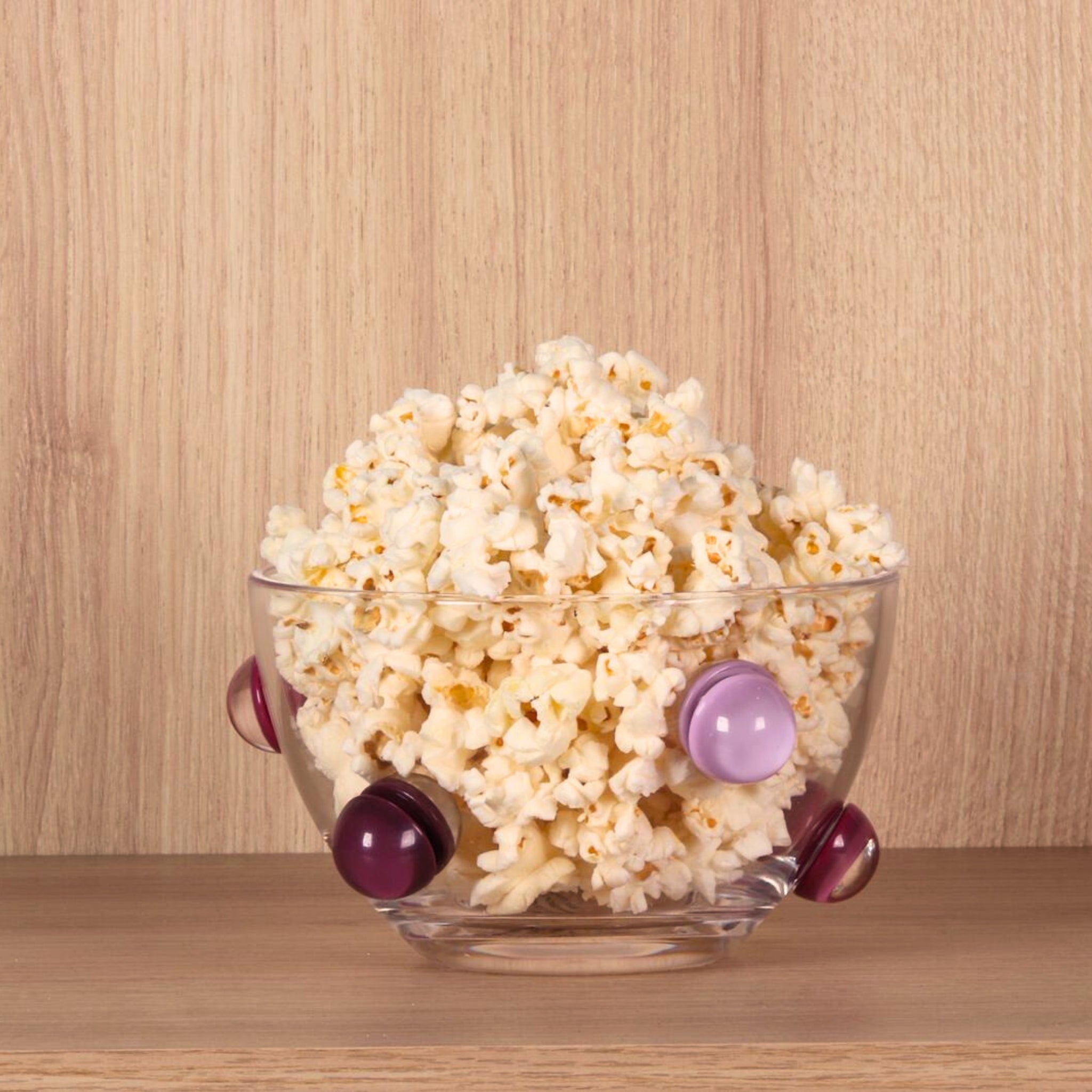 Bowl Acrílico Pequeno Gemas 3D Roxo e Lilás