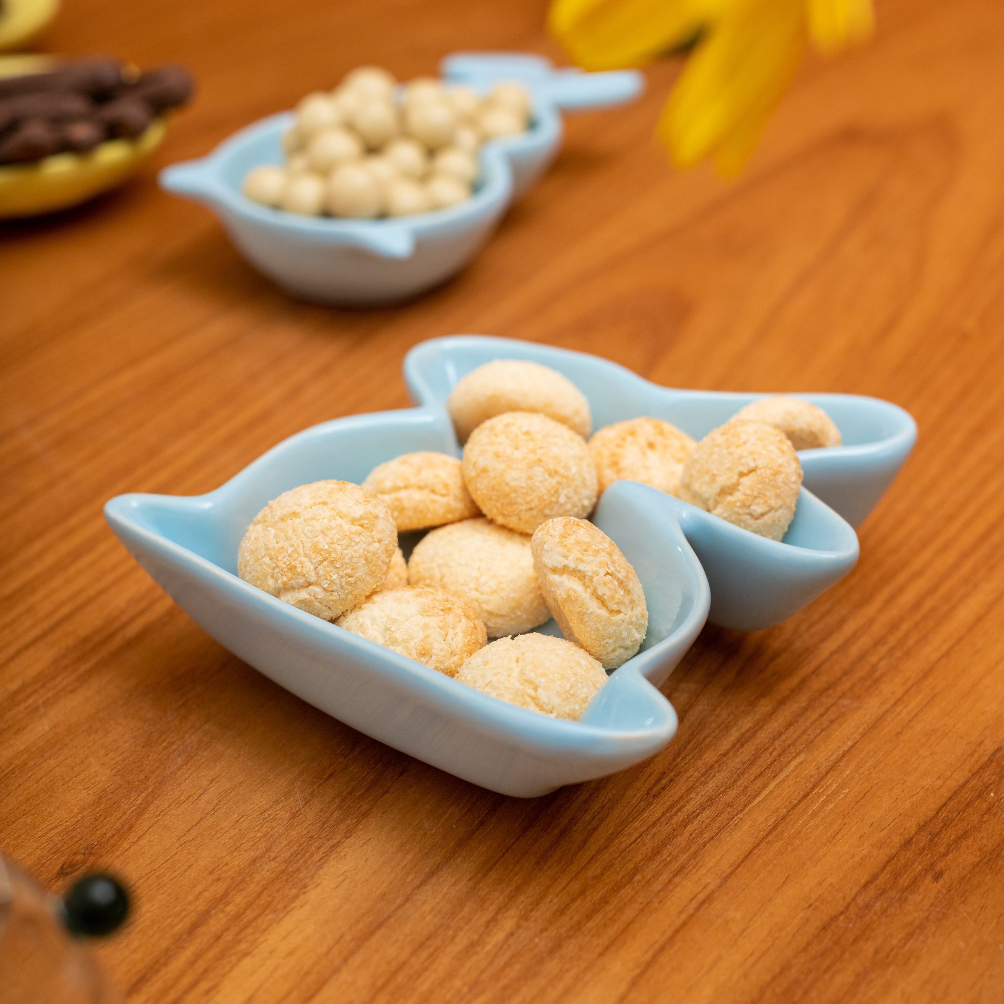 Petisqueira Coelho Lateral Azul