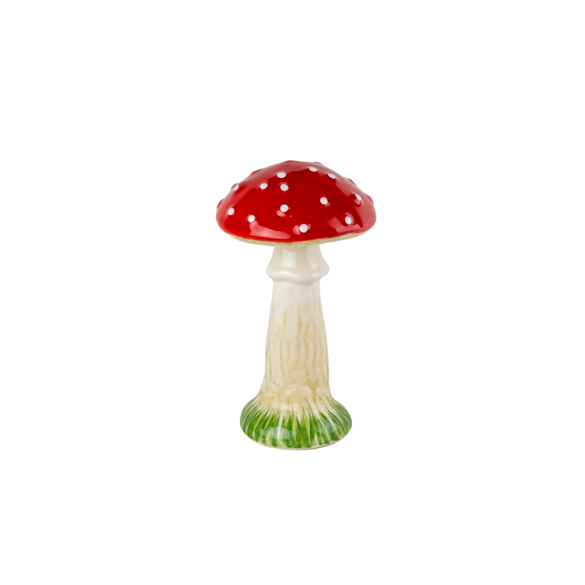 Cogumelo Pequeno Cerâmica Vermelho