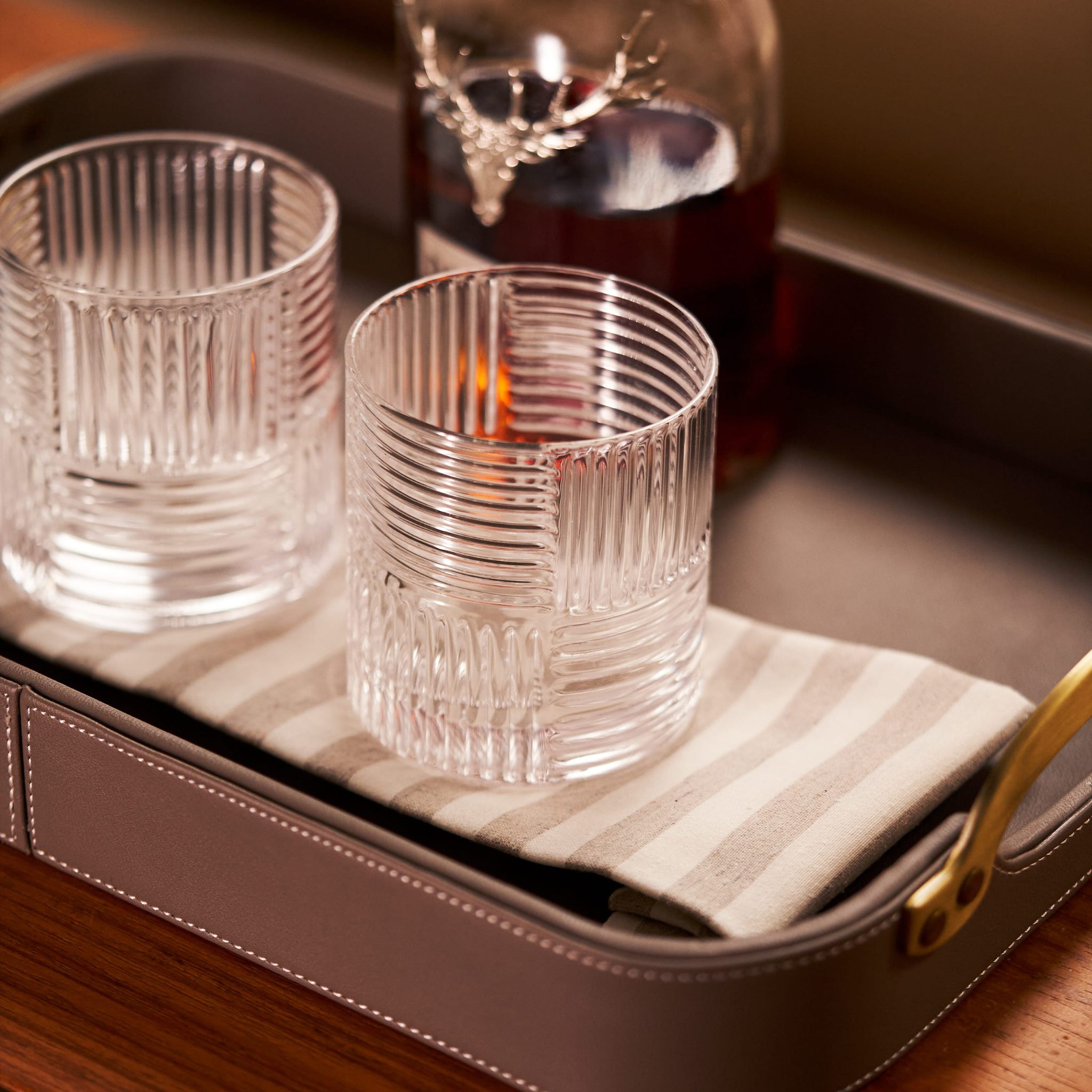 Conjunto 2 Copos Whisky de Vidro Chess