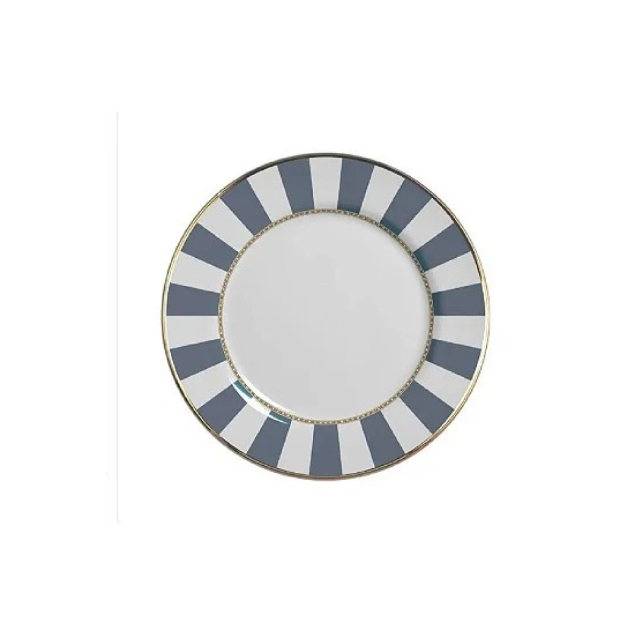 Conjunto de 2 Pratos de Sobremesa Blue Stripe