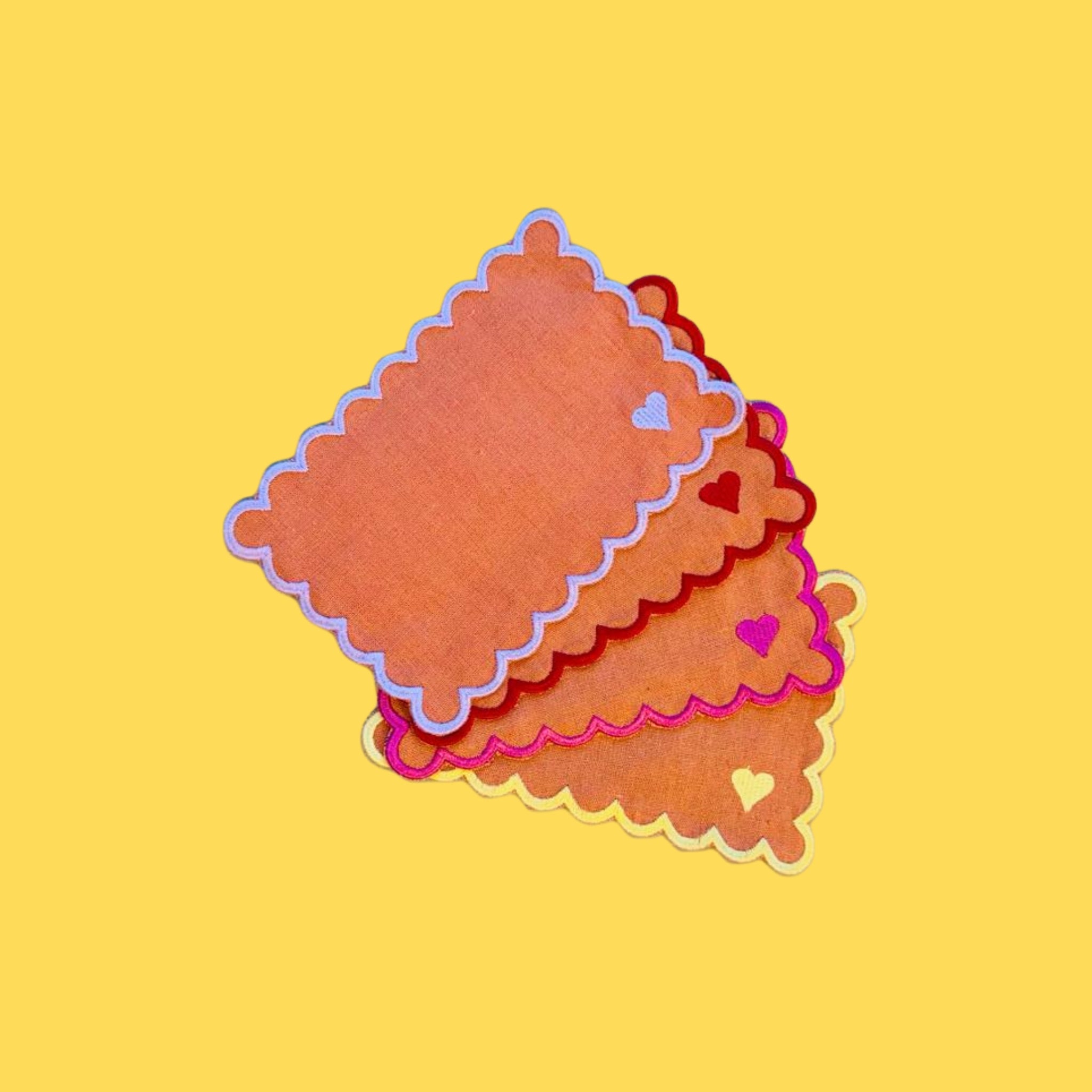 Kit 4 Guardanapos Coquetel Solare