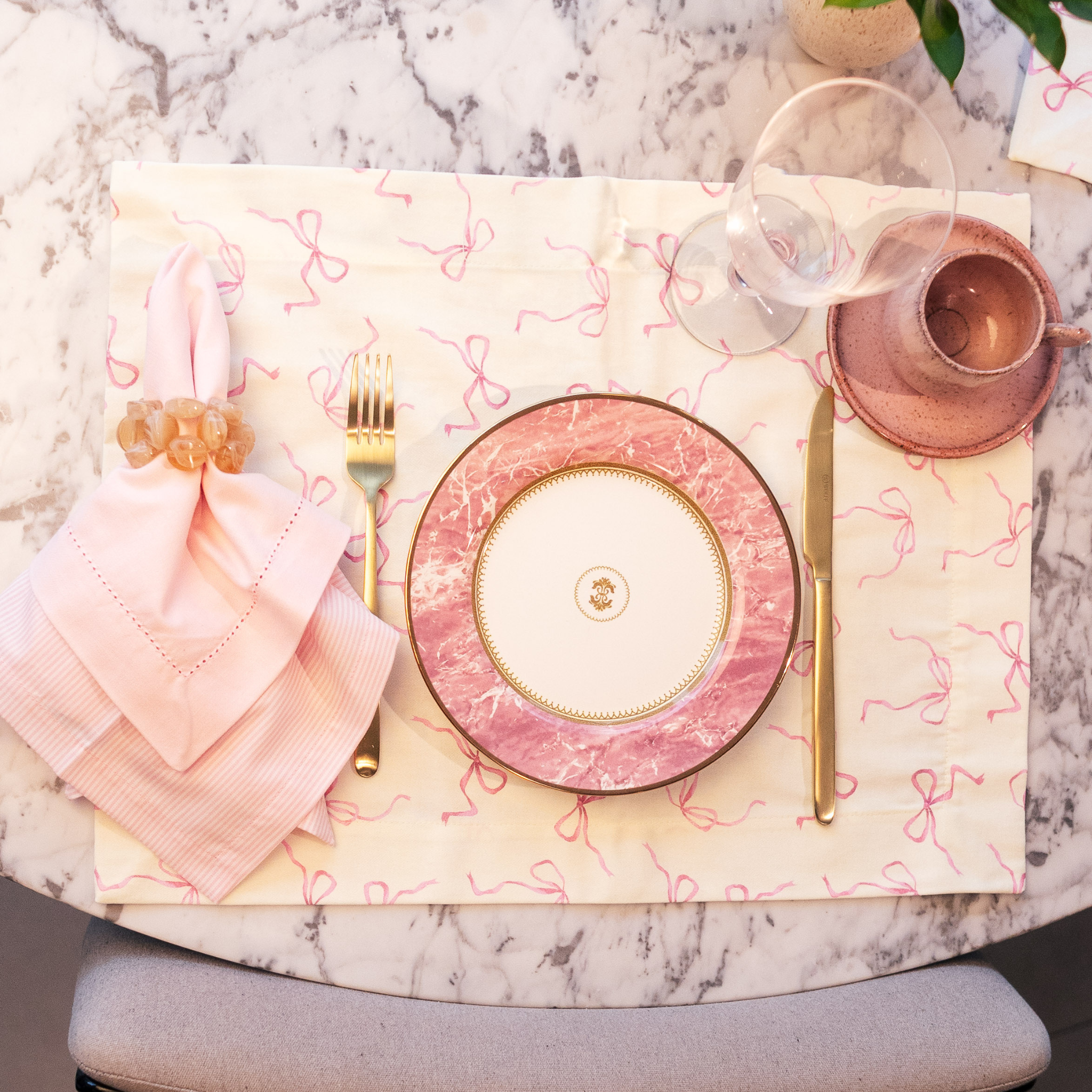 Lugar Americano Laços Rosé