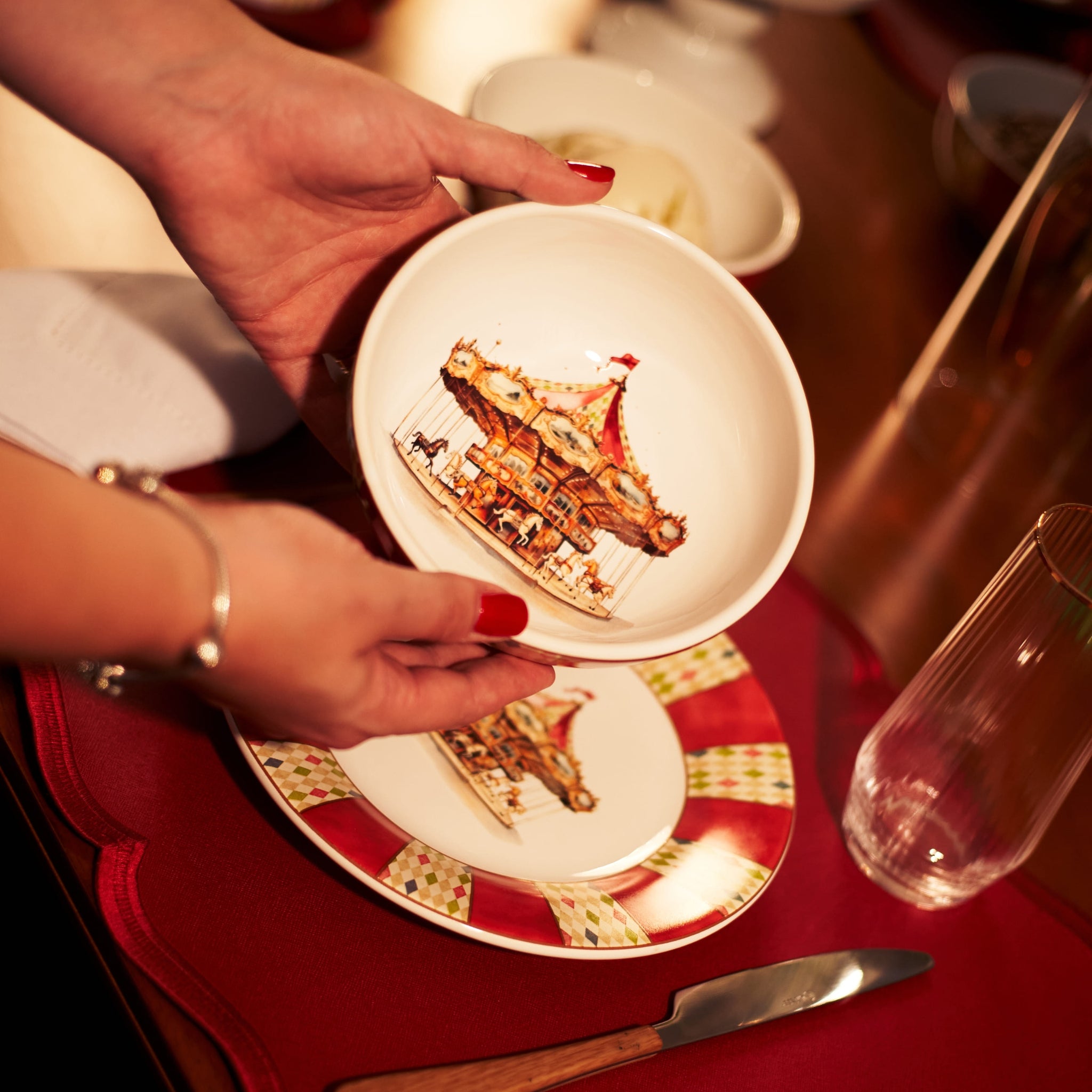 Cj. 2 Bowls Carrossel