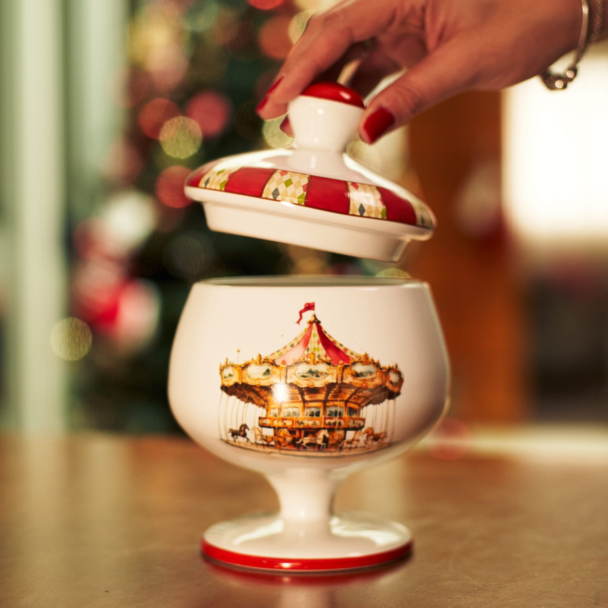 Compoteira Pequena Carrossel