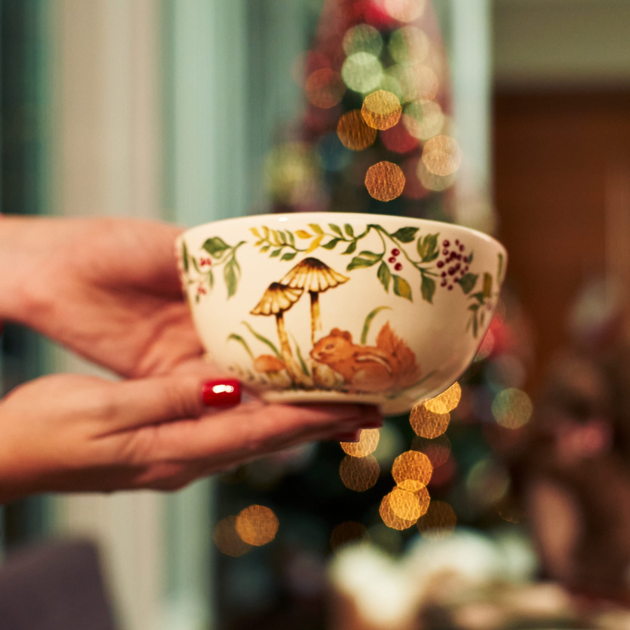 Cj. 2 Bowls Esquilo na Floresta