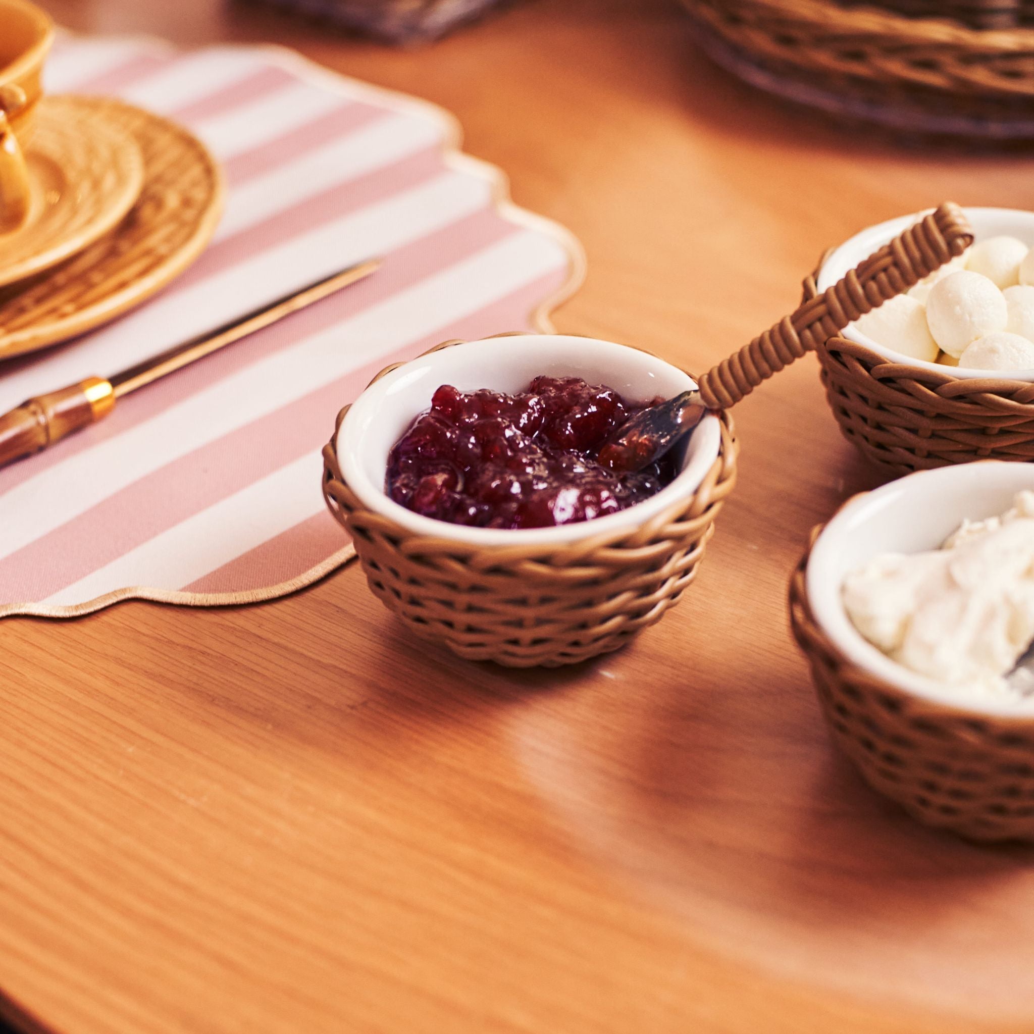 Kit 3 Mini Bowls Trama Caramelo