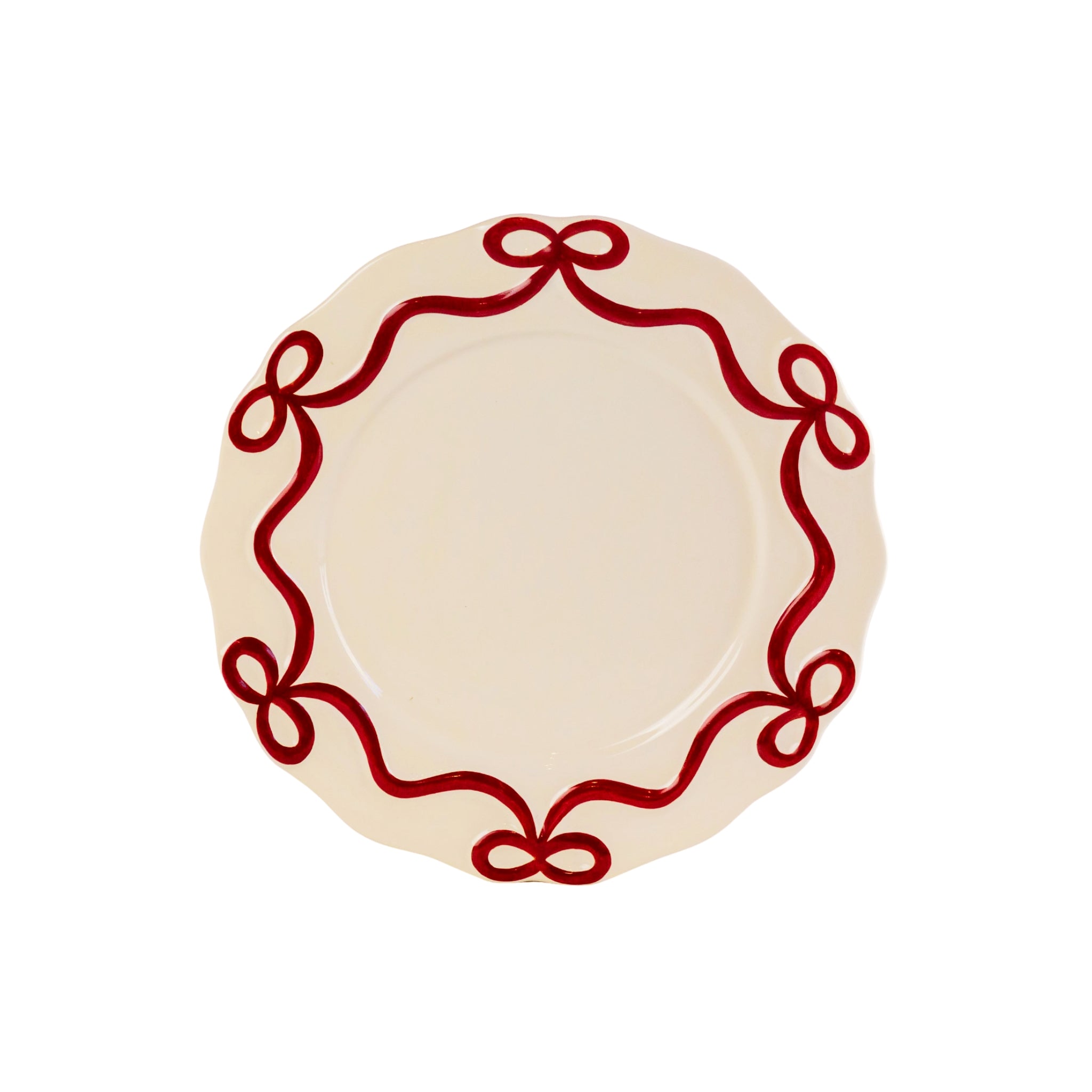 Cj. 2 Pratos Rasos da Coleção Laço de Fita