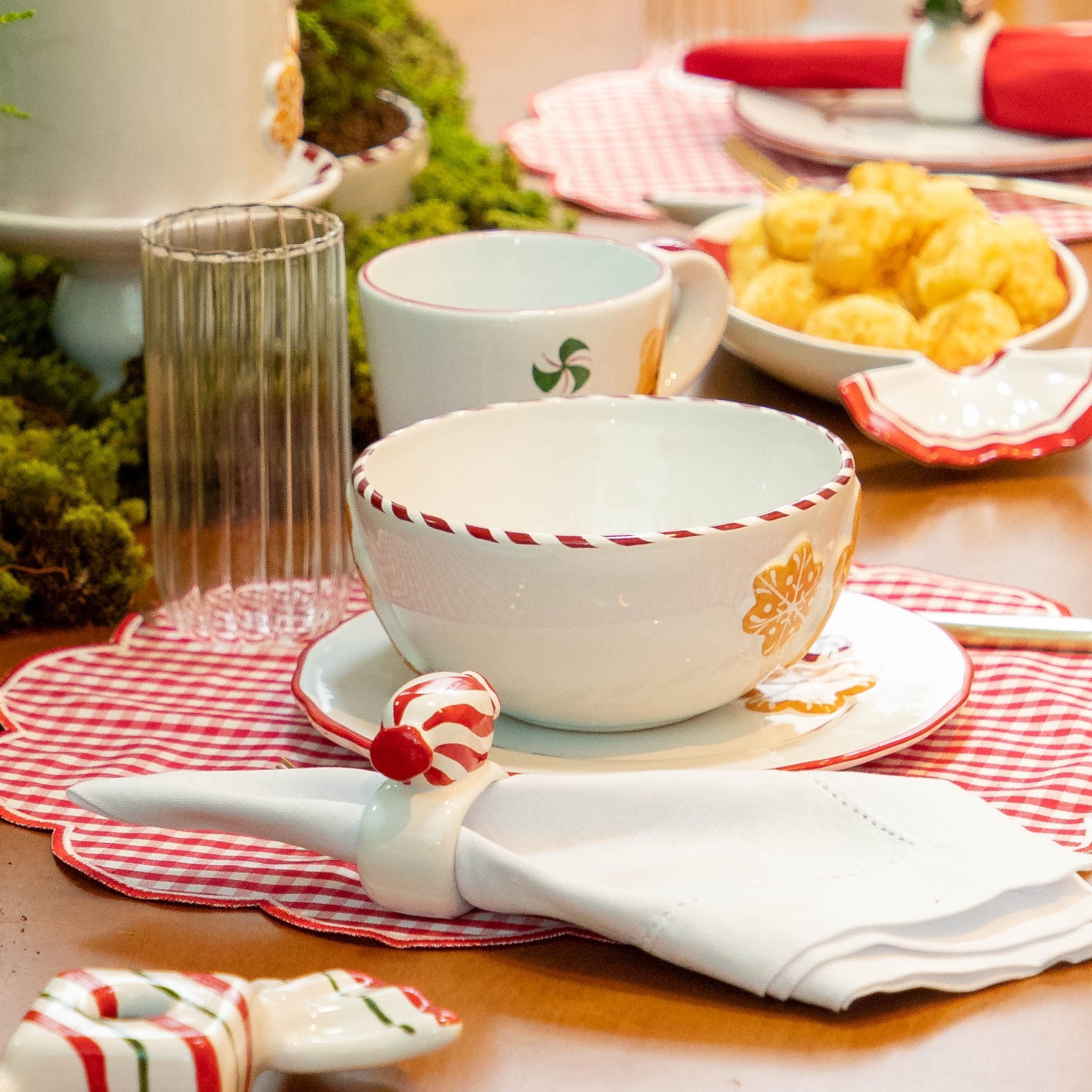 Porta Guardanapo Bala Candy Vermelho