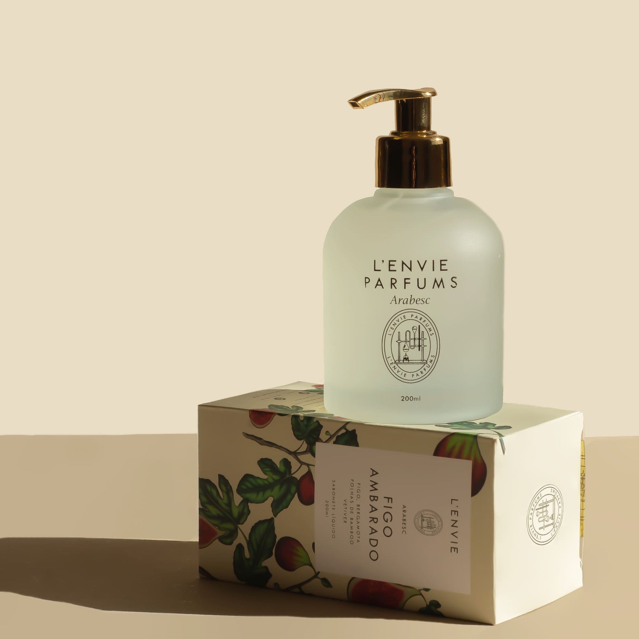 Sabonete Líquido Figo Ambarado LENVIE - 200 ml