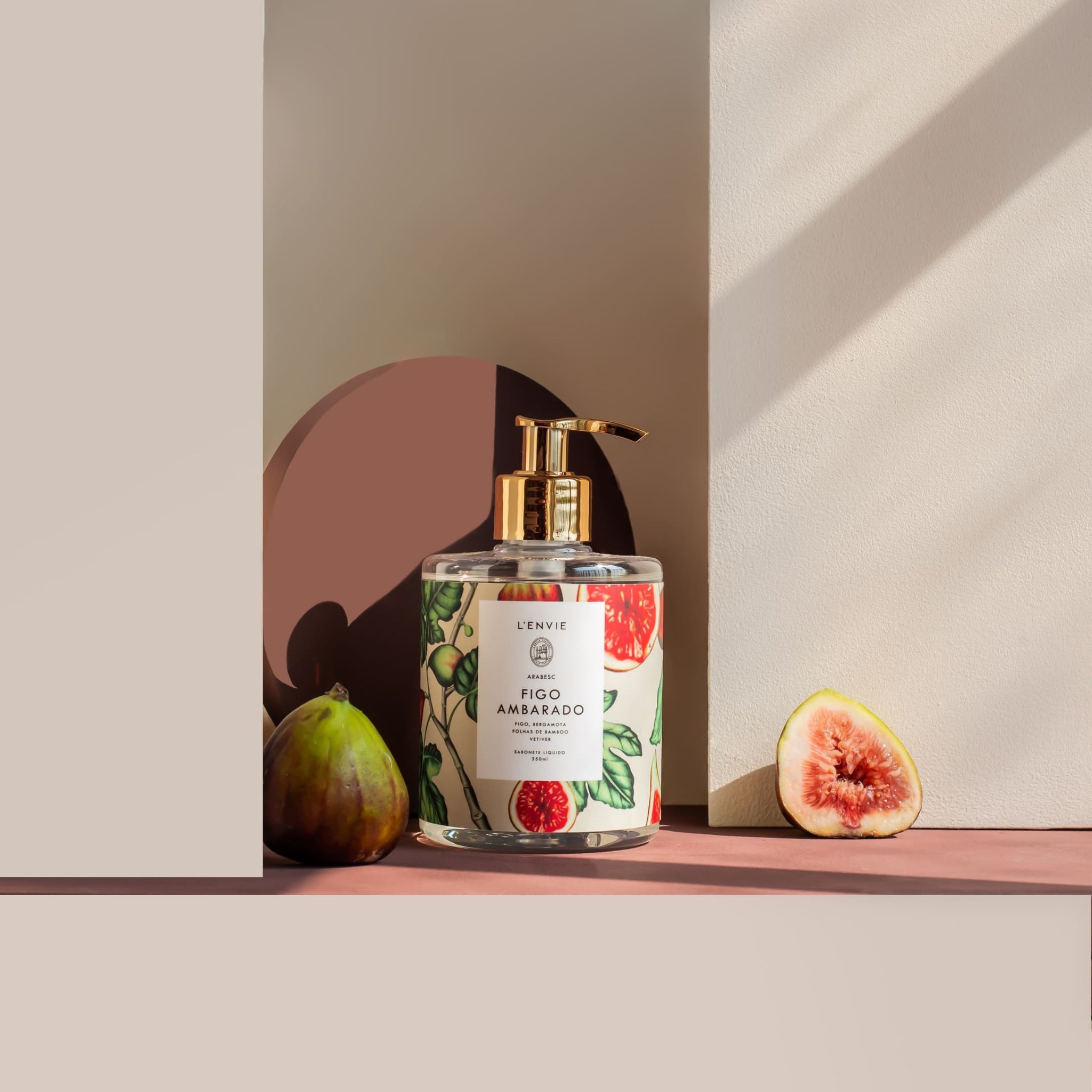 Sabonete Líquido Figo Ambarado LENVIE - 350 ml