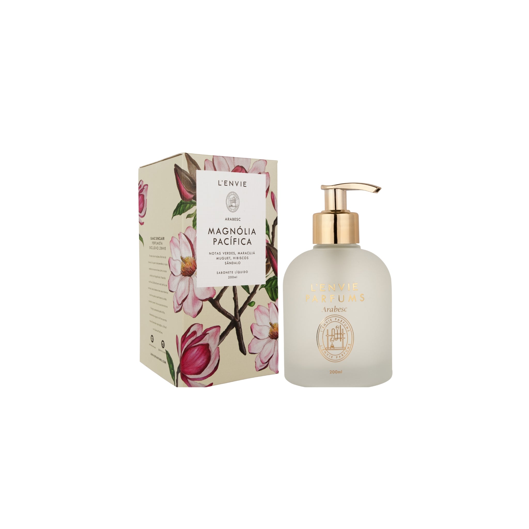Sabonete Líquido Magnolia Pacífica LENVIE - 200 ml