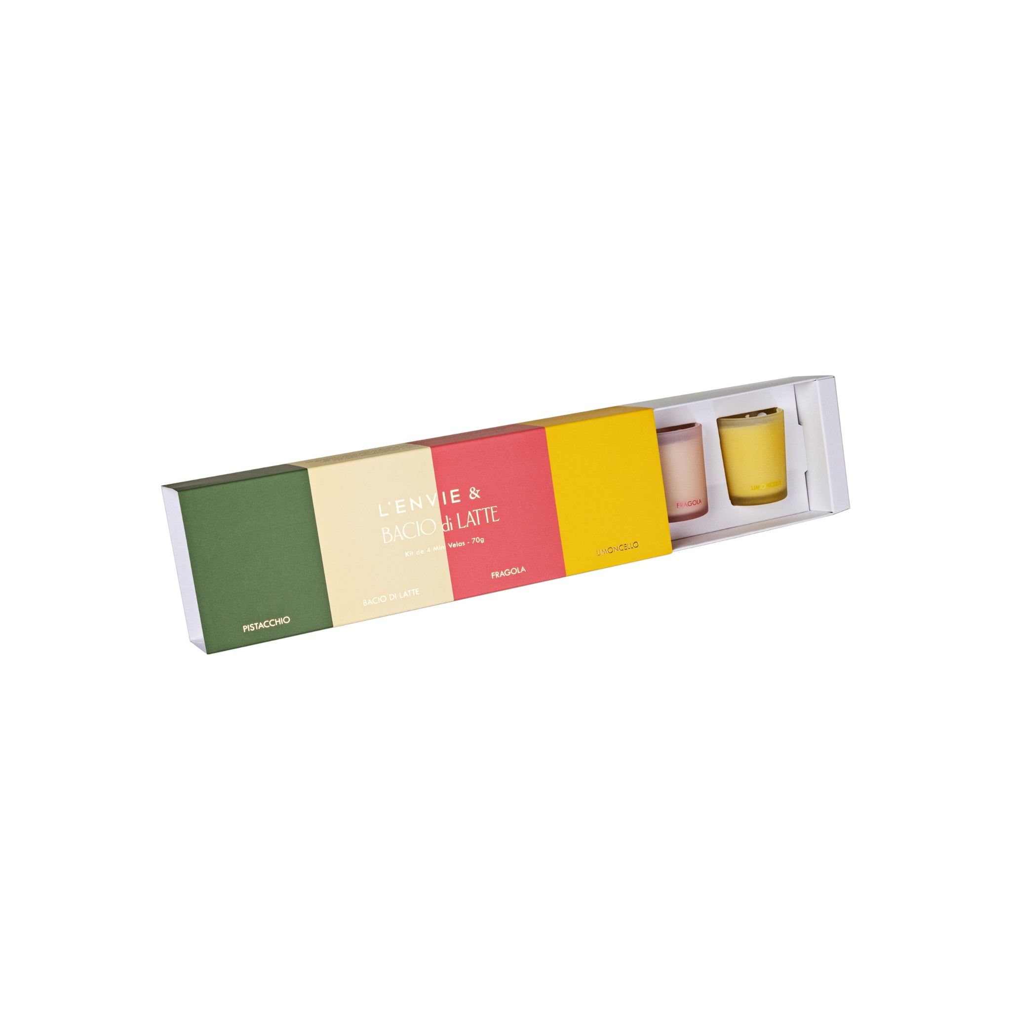Set de 4 Velas LENVIE e Bacio di Latte