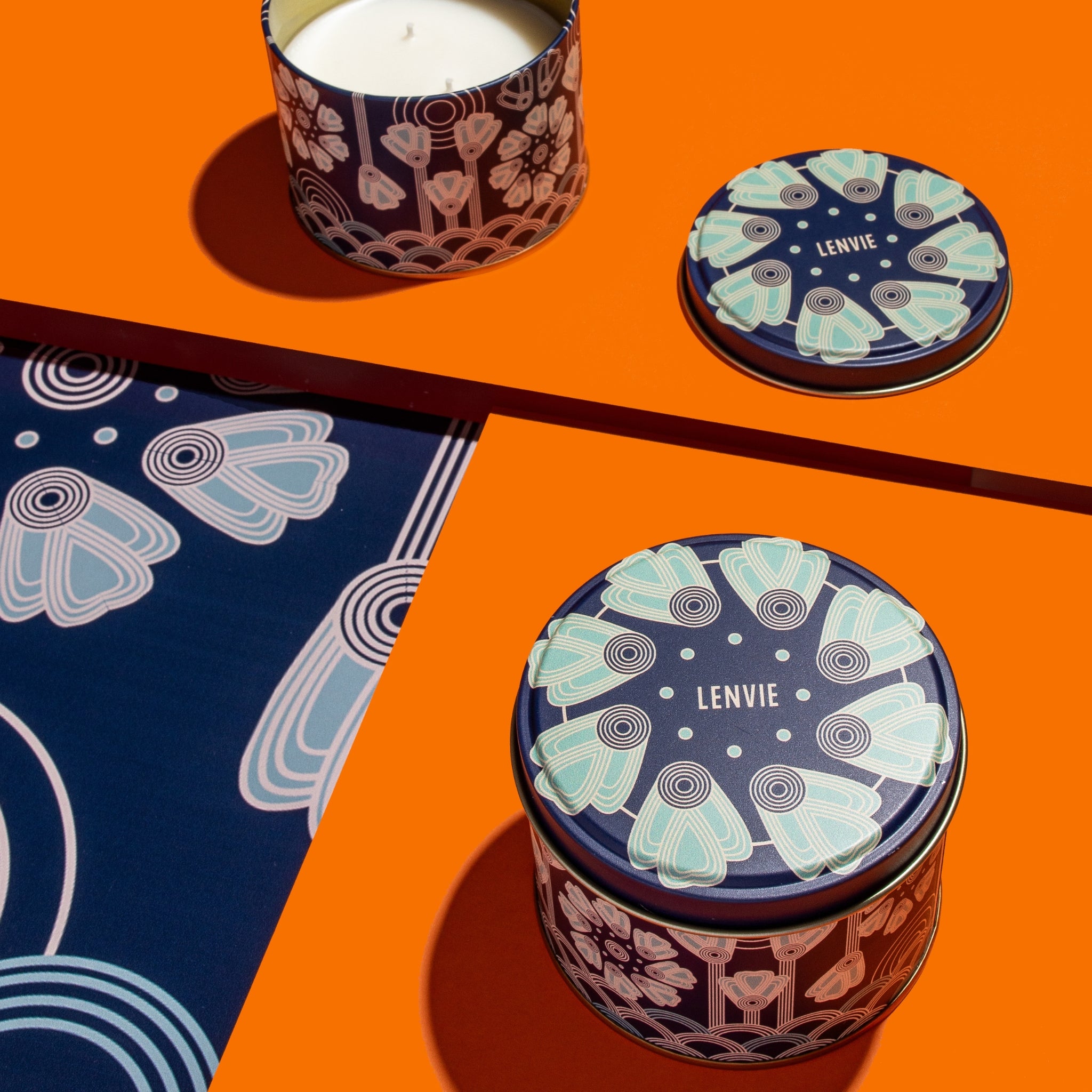 Vela Perfumada Lata "Into the Night" LENVIE