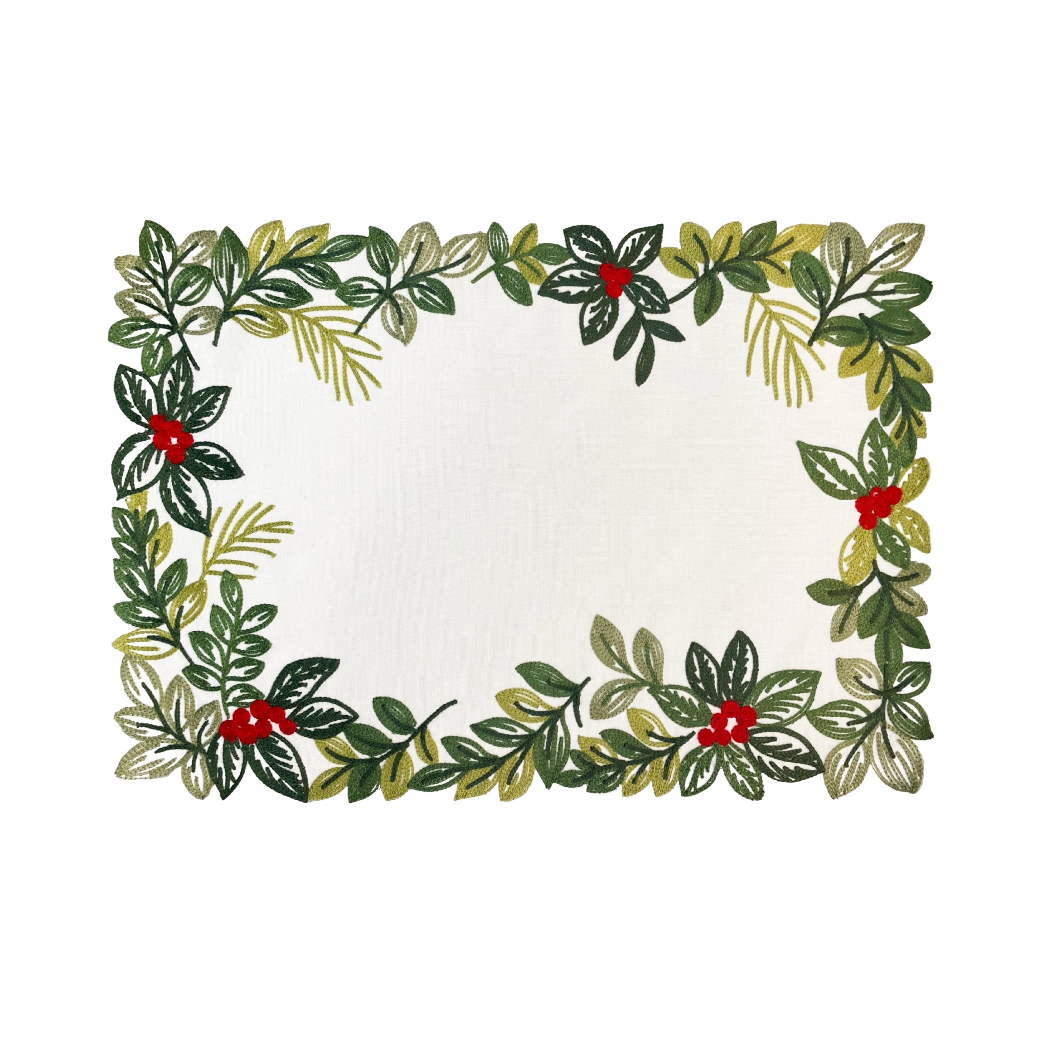 Lugar Americano Azevinho Retangular