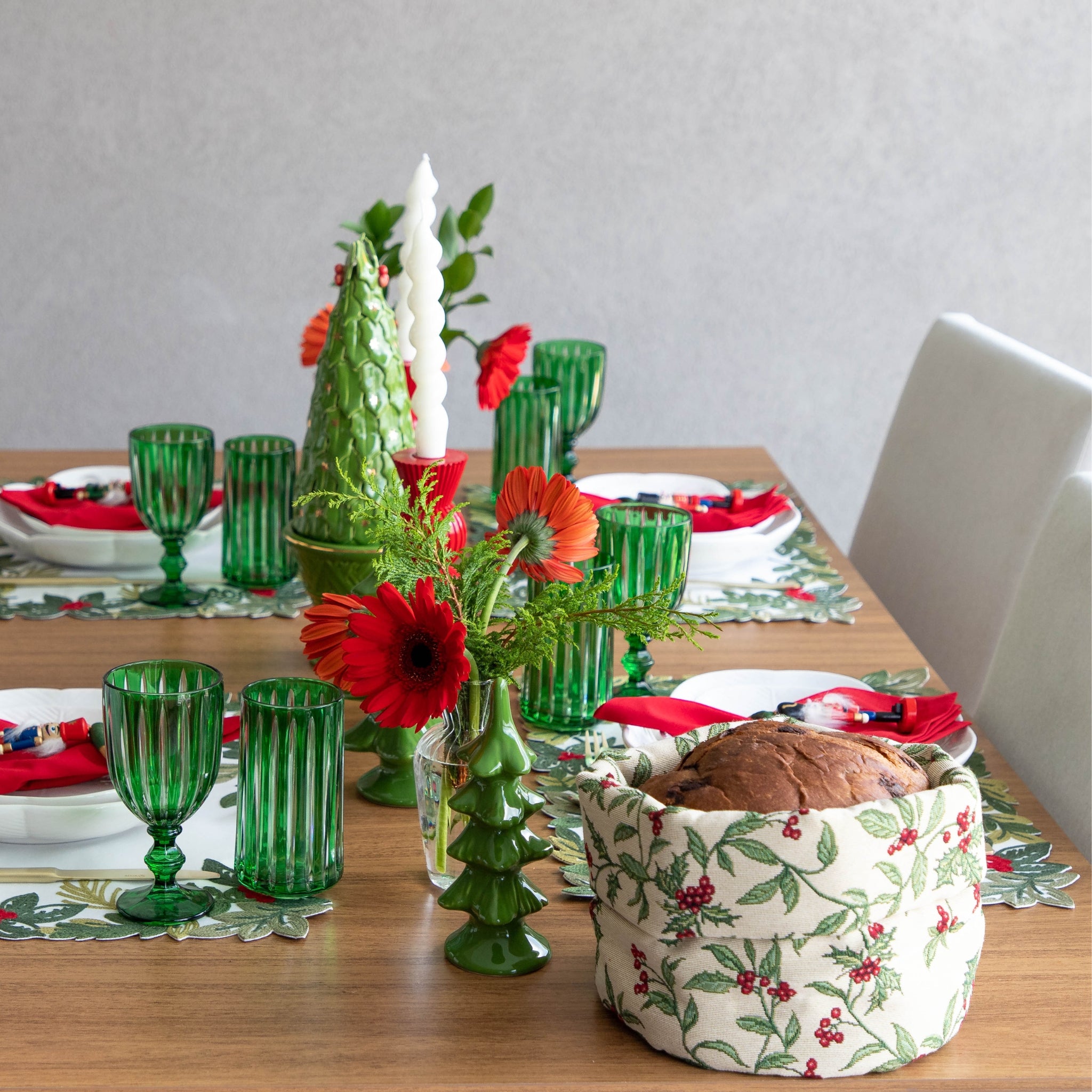 Porta Panetone Cesto Natale Gobelin