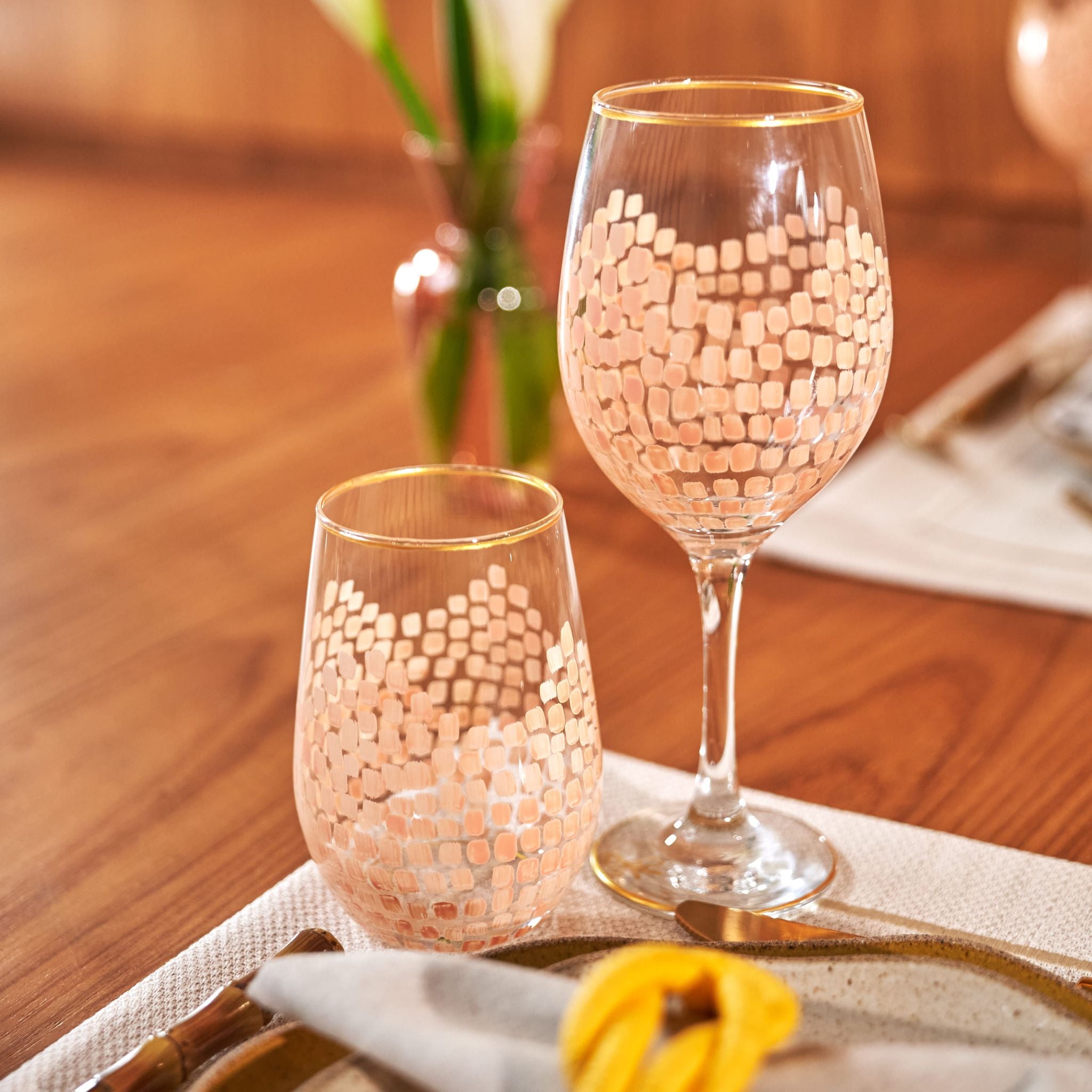 Set de 2 Taças Peach