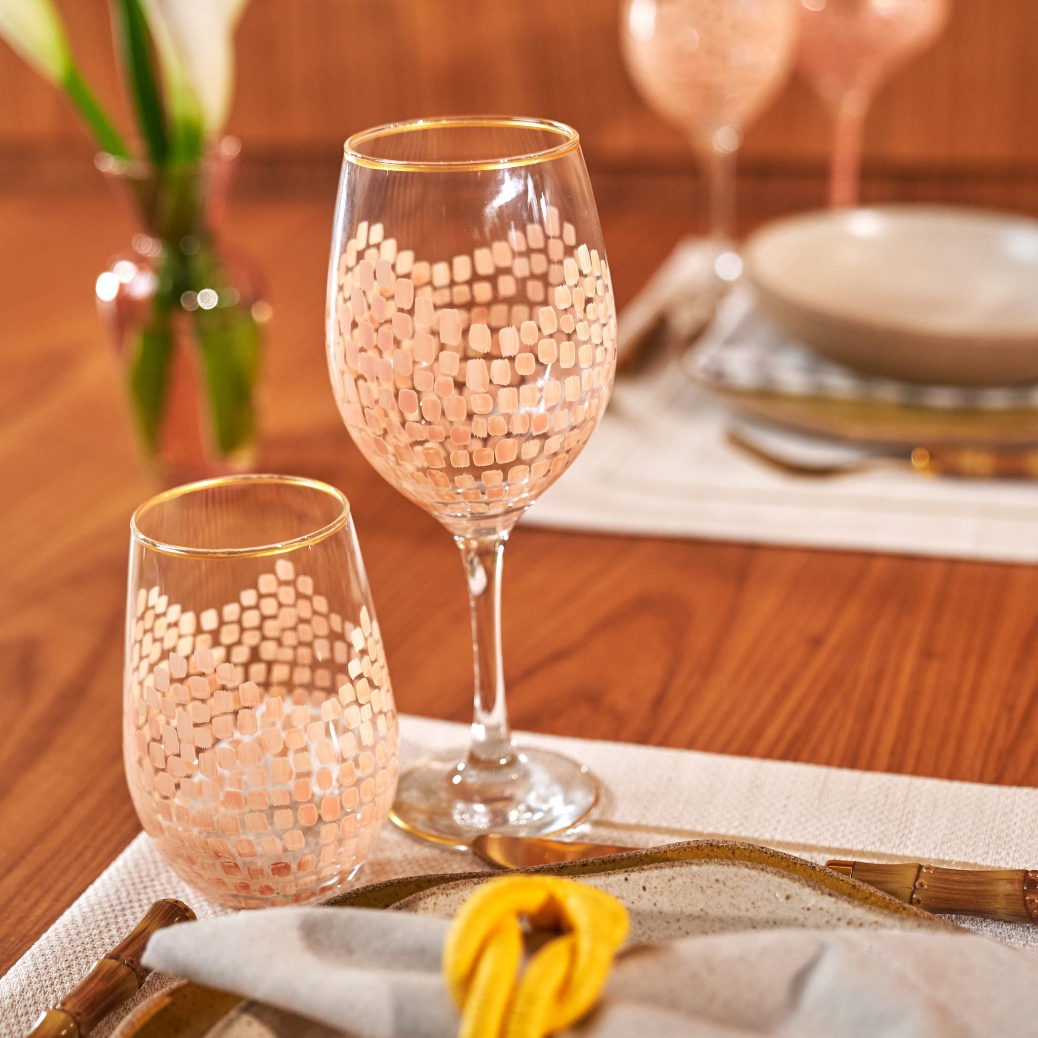 Set de 2 Taças Peach