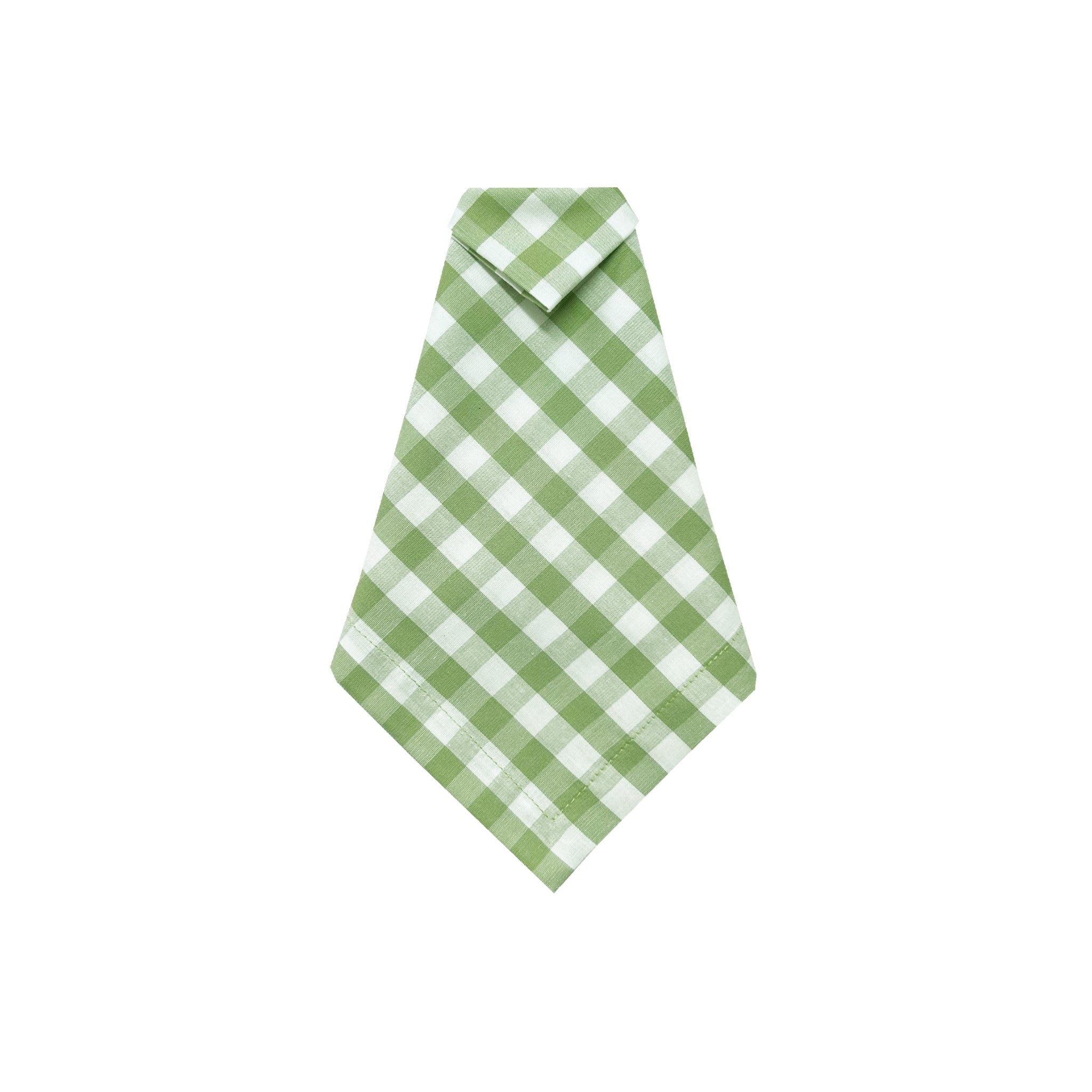 Guardanapo Xadrez Verde e Branco
