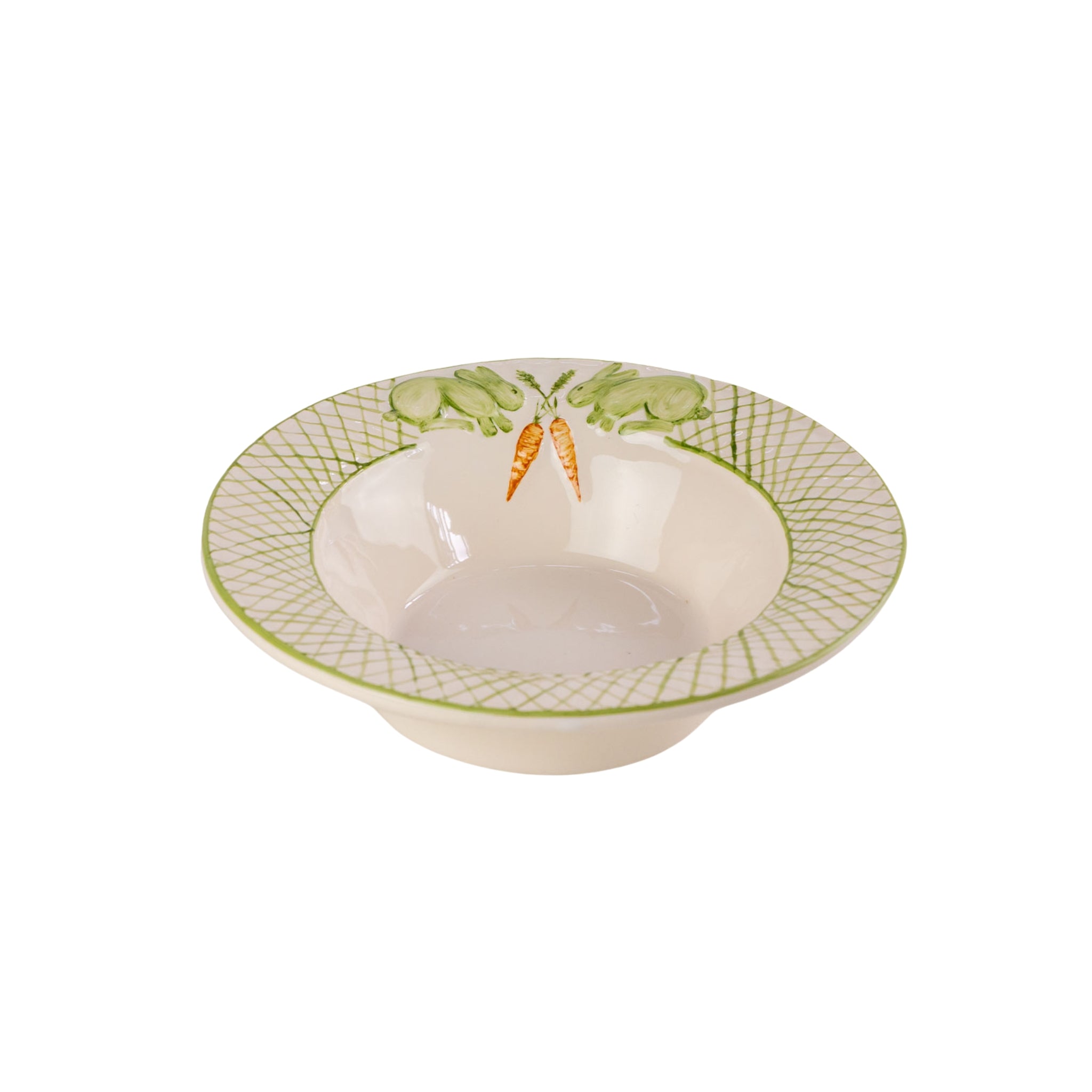 Cj. 2 Pratos Fundos Carrot Garden