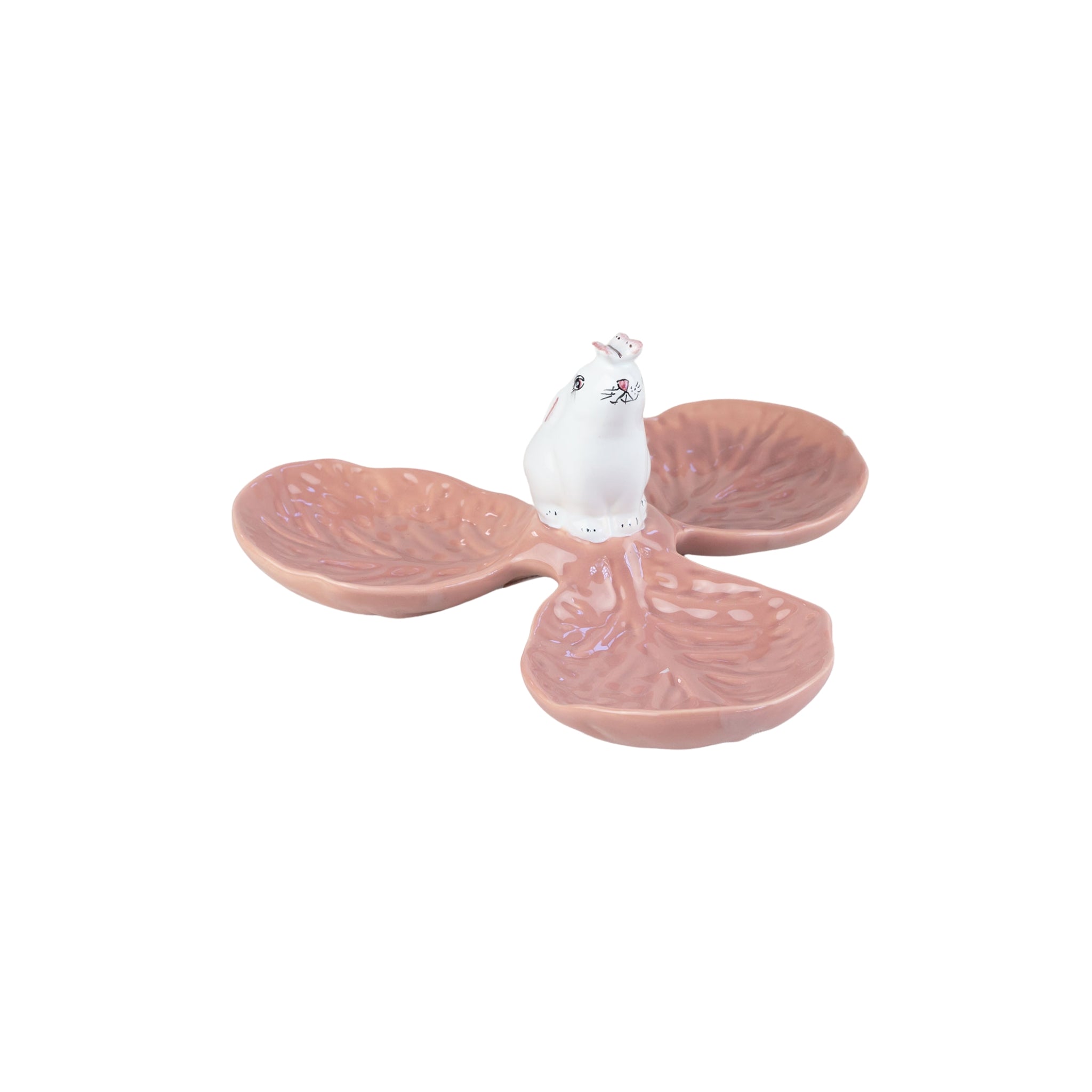 Petisqueira Tripla Rosa