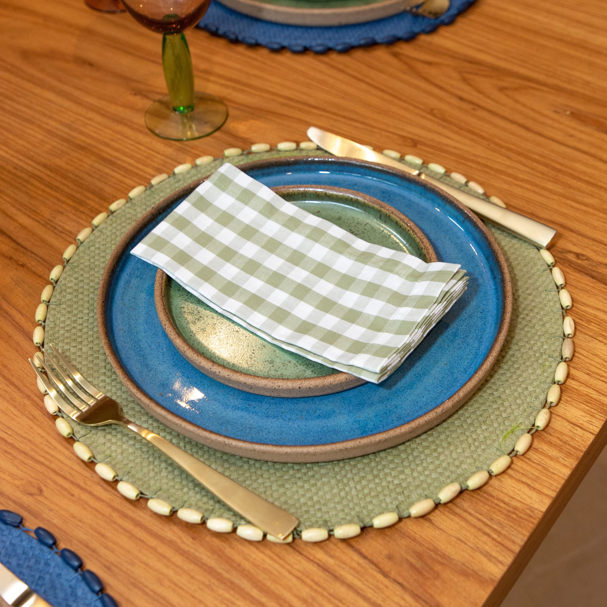Conjunto 4 pessoas - Bleu et Vert