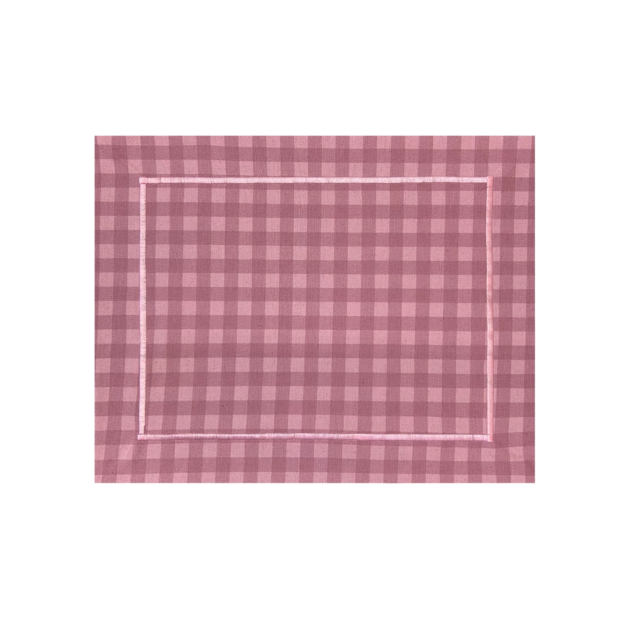 Lugar Americano Xadrez Rosa