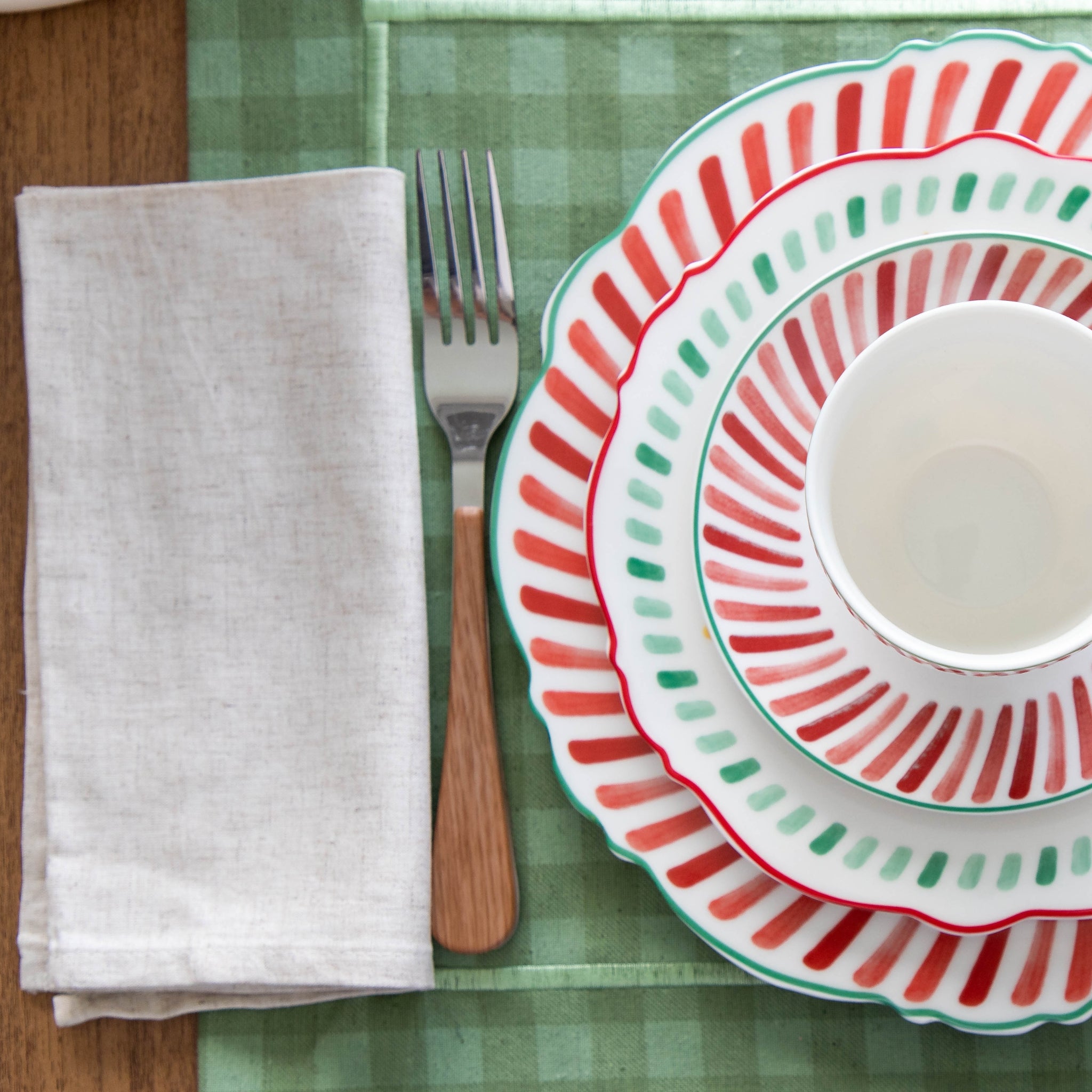 Faqueiro em Inox Amadeirado