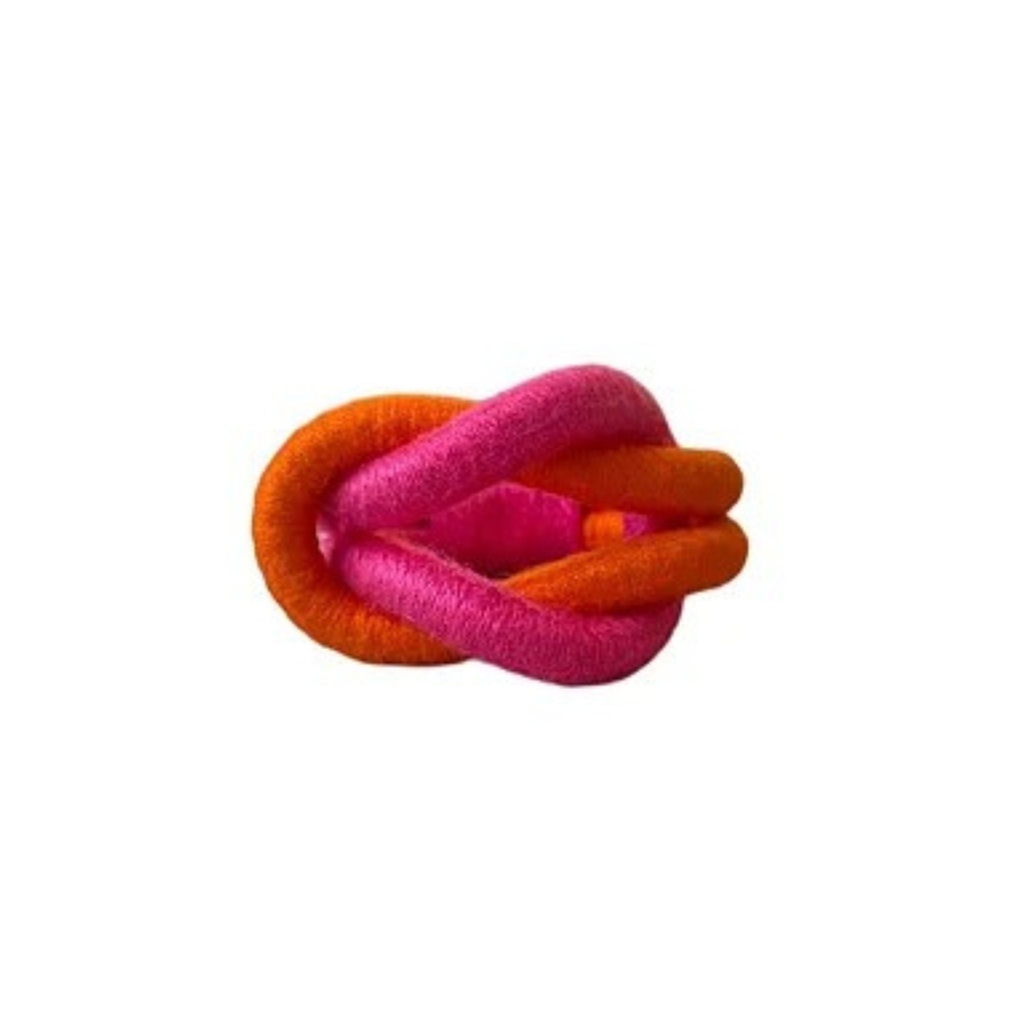 Porta Guardanapo Nó Náutico - Laranja e Rosa