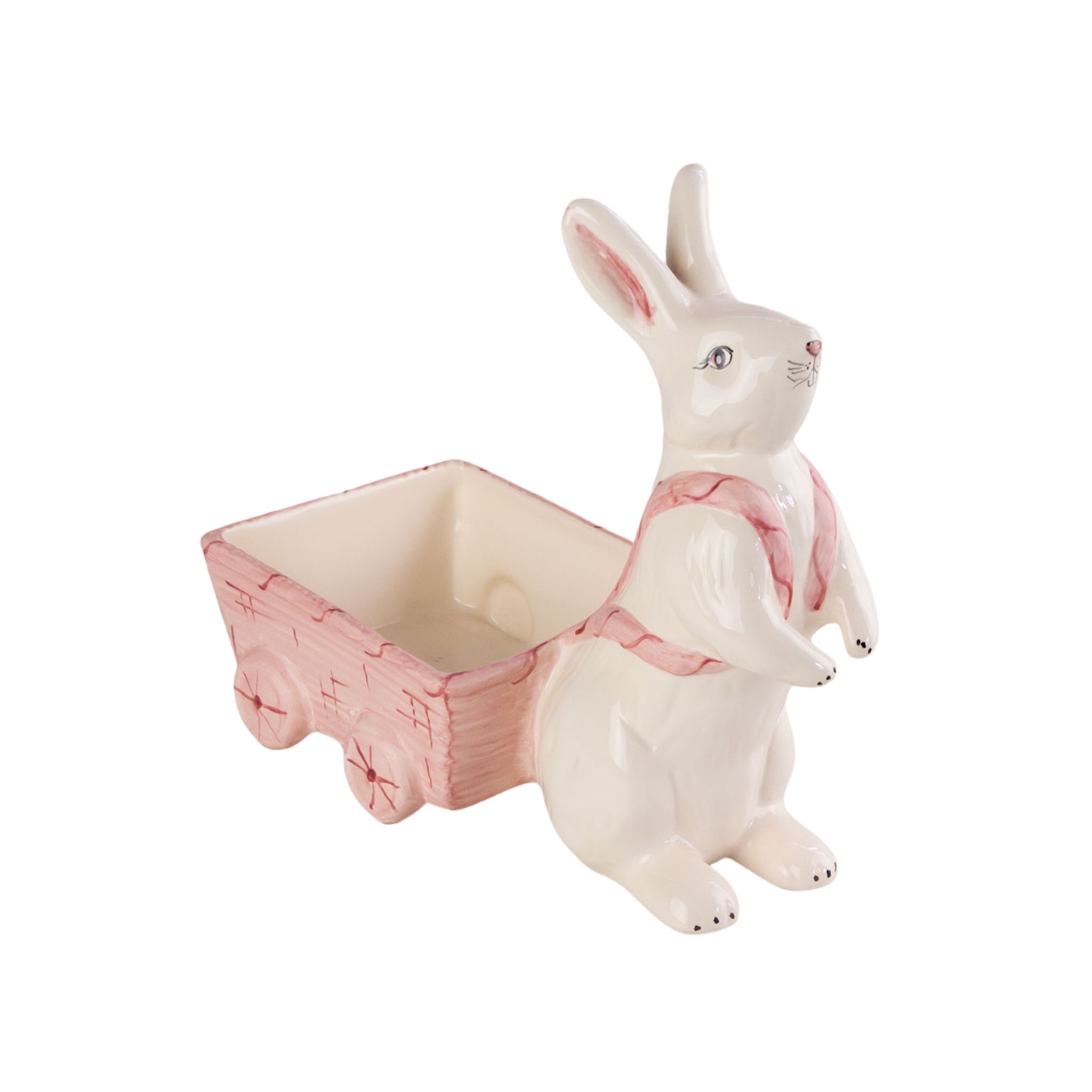 Coelho com Carroça Rosa